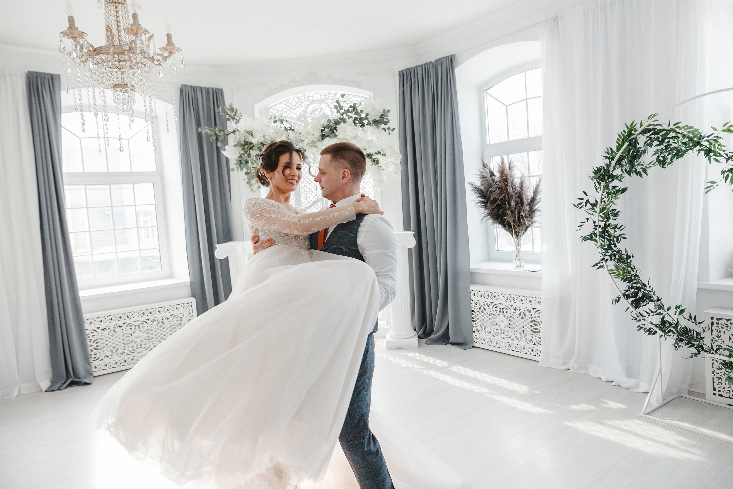 Свадебная фотосессия в фотостудии. Евгения Орлова