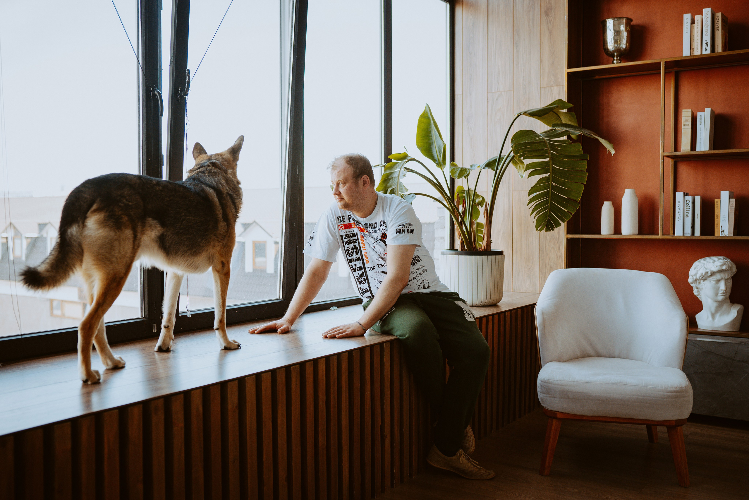 Рэй, Кузя, Ольга и Александр. Фотограф анималист в Спб недорого Олеся Майорова