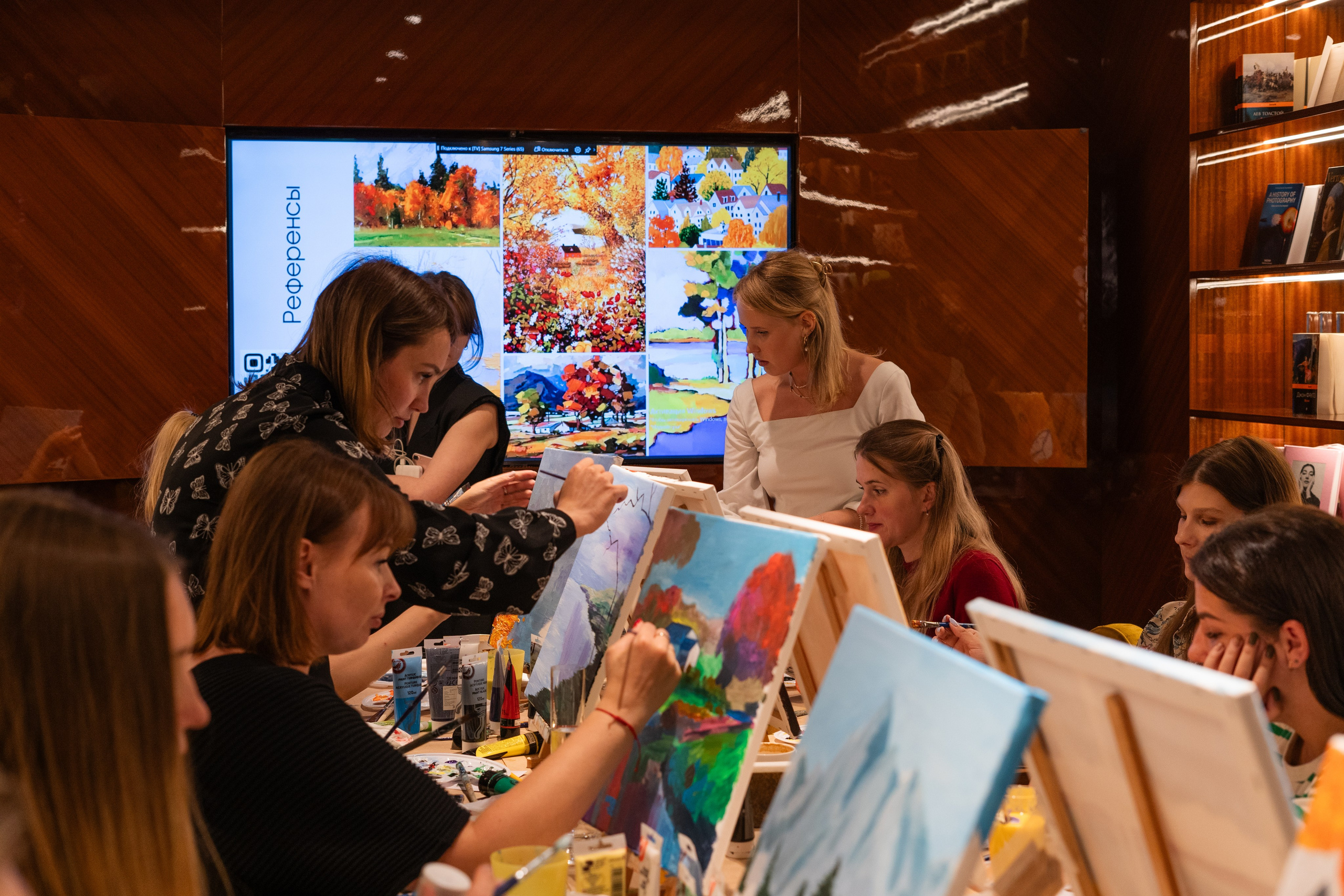 Корпоратив Teach Me Art 3. Портретный фотограф в Москве и Санкт-Петербурге Арина Чех