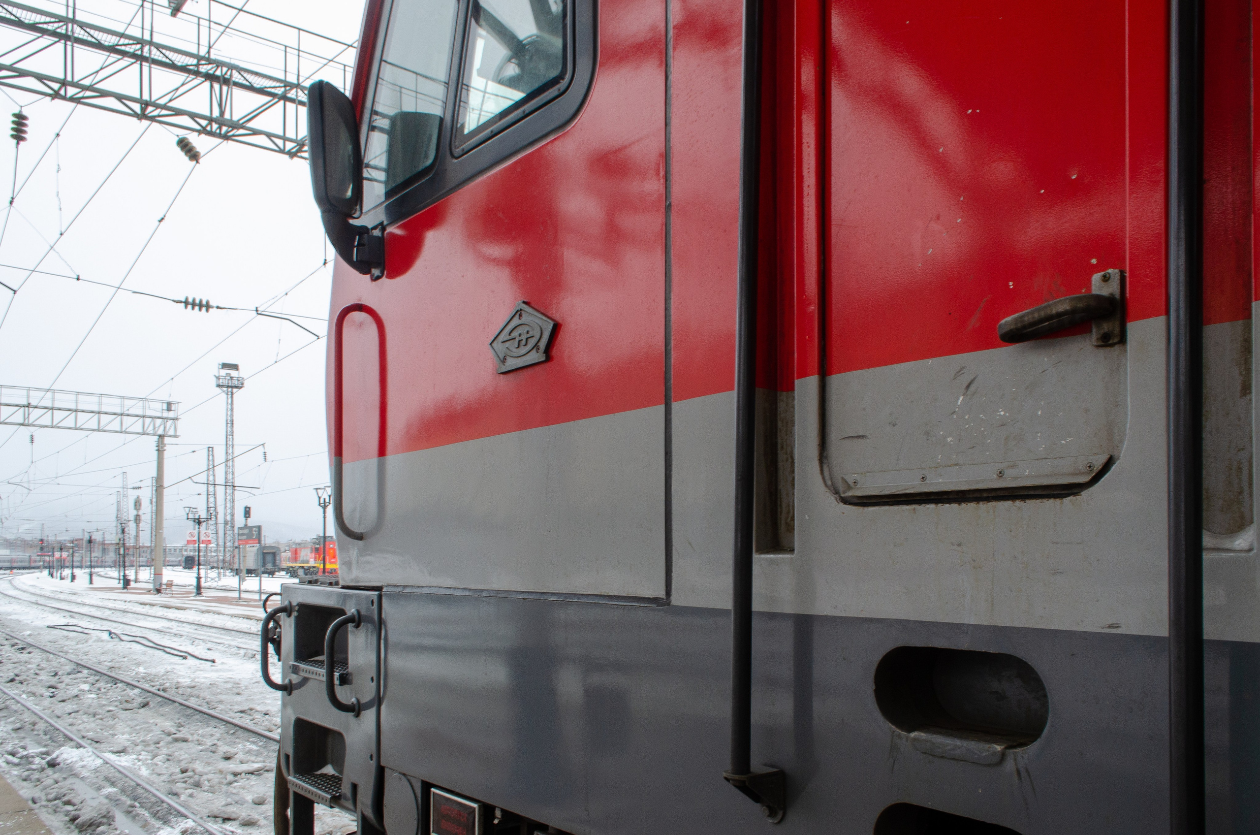 Первое прибытие двухэтажного поезда в Красноярск. Данила Попов • Фотограф Хакасия •