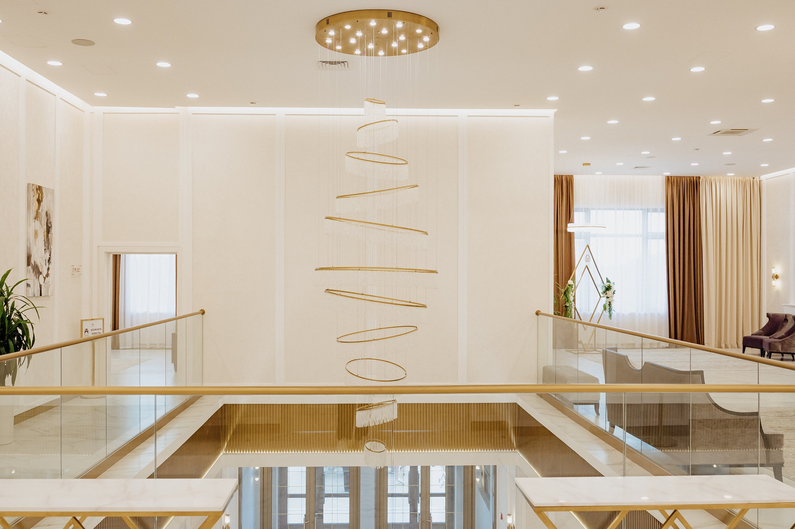 Интерьер дворца бракосочетания Южное Бутово 2 этаж