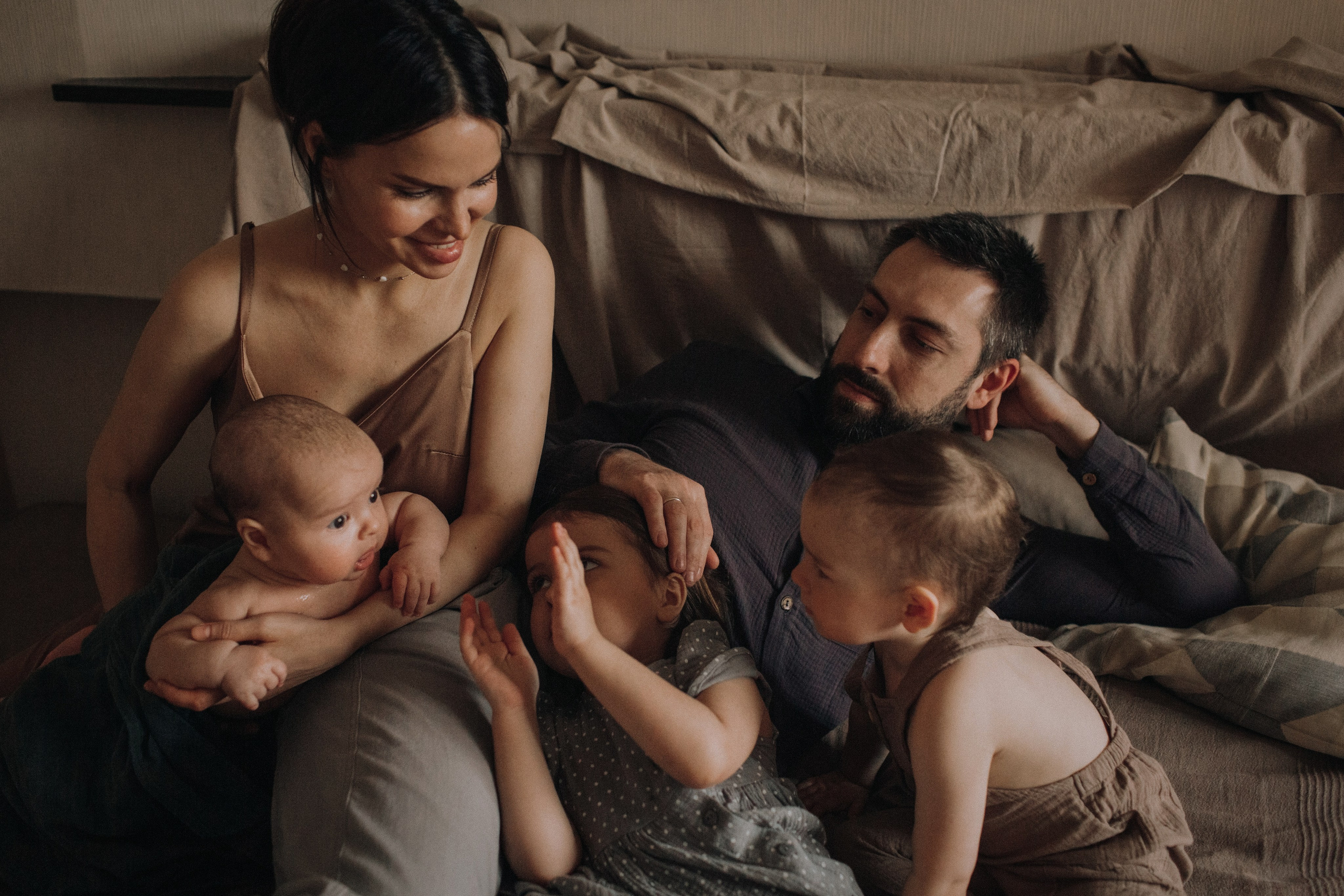 Марк, Максим, Маша, Марина, Валентин. Семейный фотограф Томск