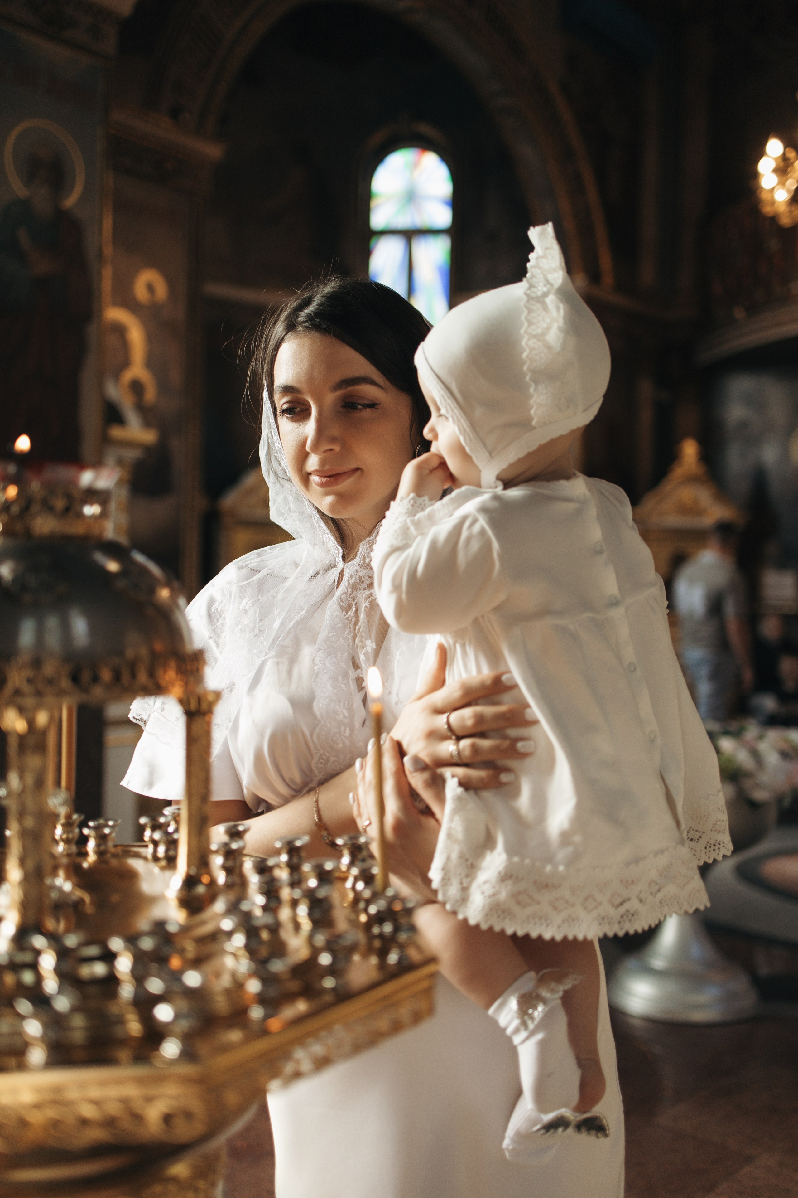 Крещение Арины. Самый теплый фотограф в Краснодаре Рябоконь Ксения