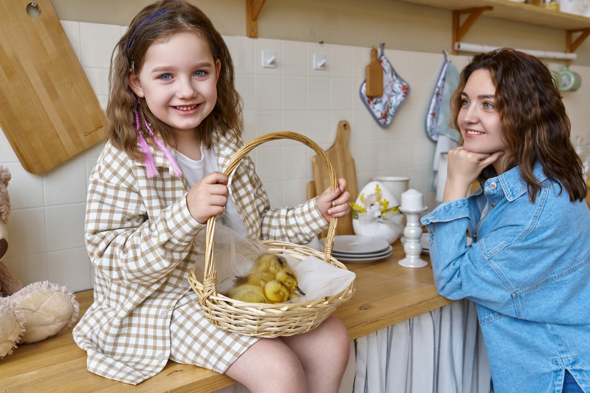 Семейная фотосессия в фотостудии