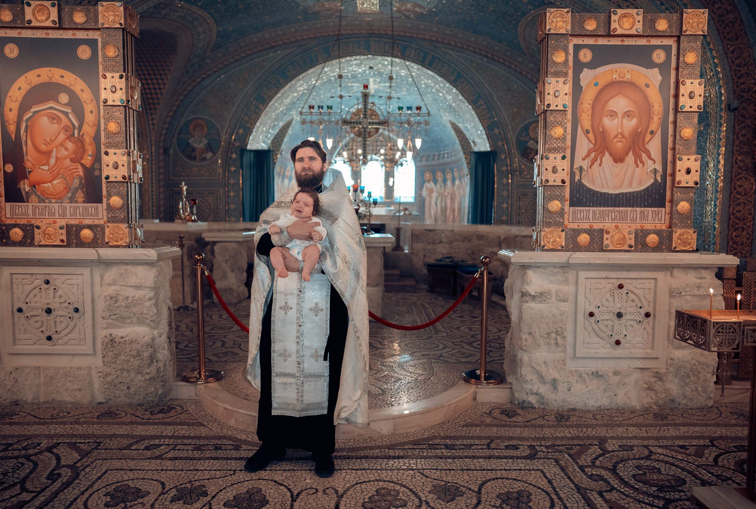 Крещение, Владимирский собор в Херсонесе, г. Севастополь. Церковный фотограф Севастополь