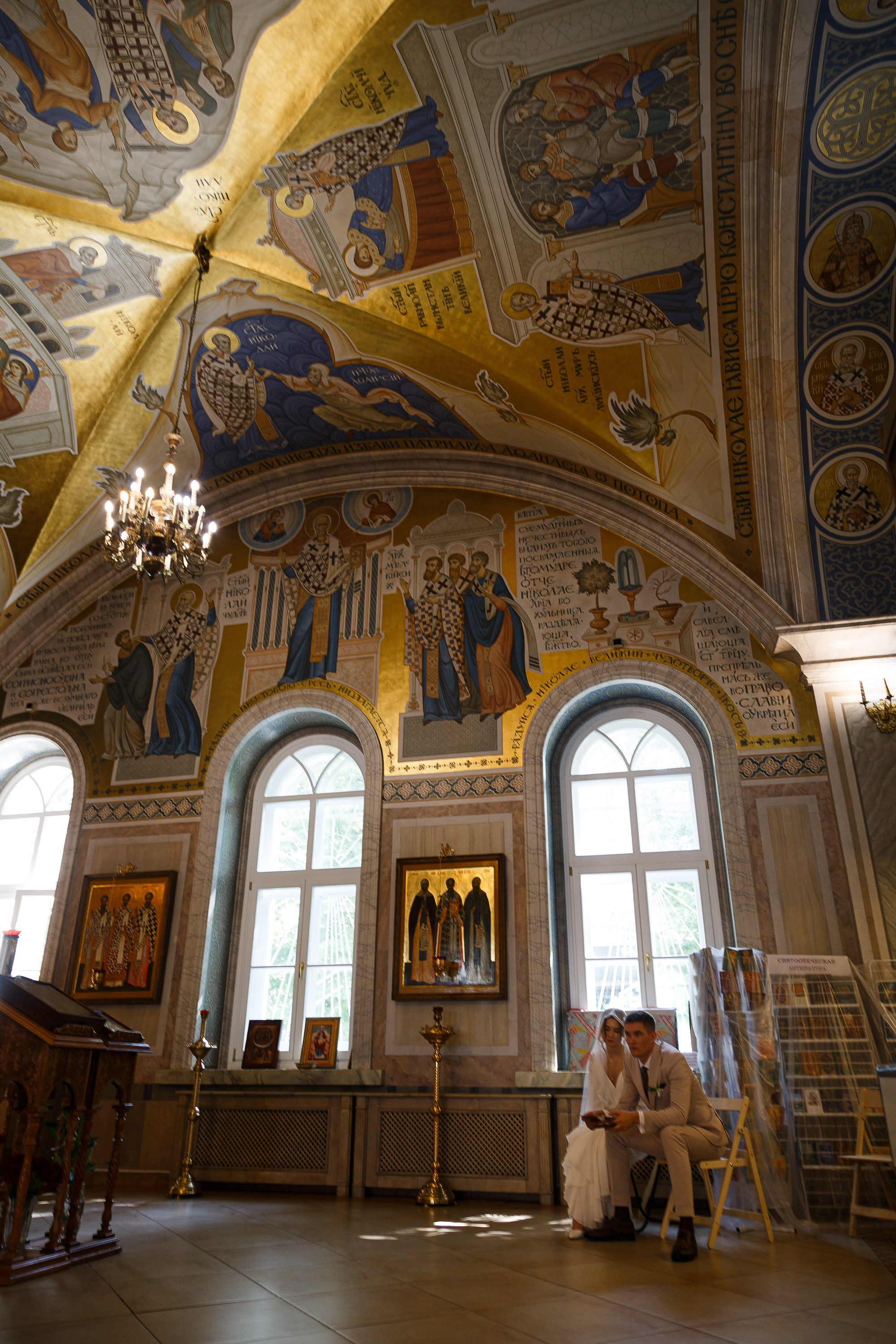 Венчание в храме Живоначальной Троицы на Шаболовке