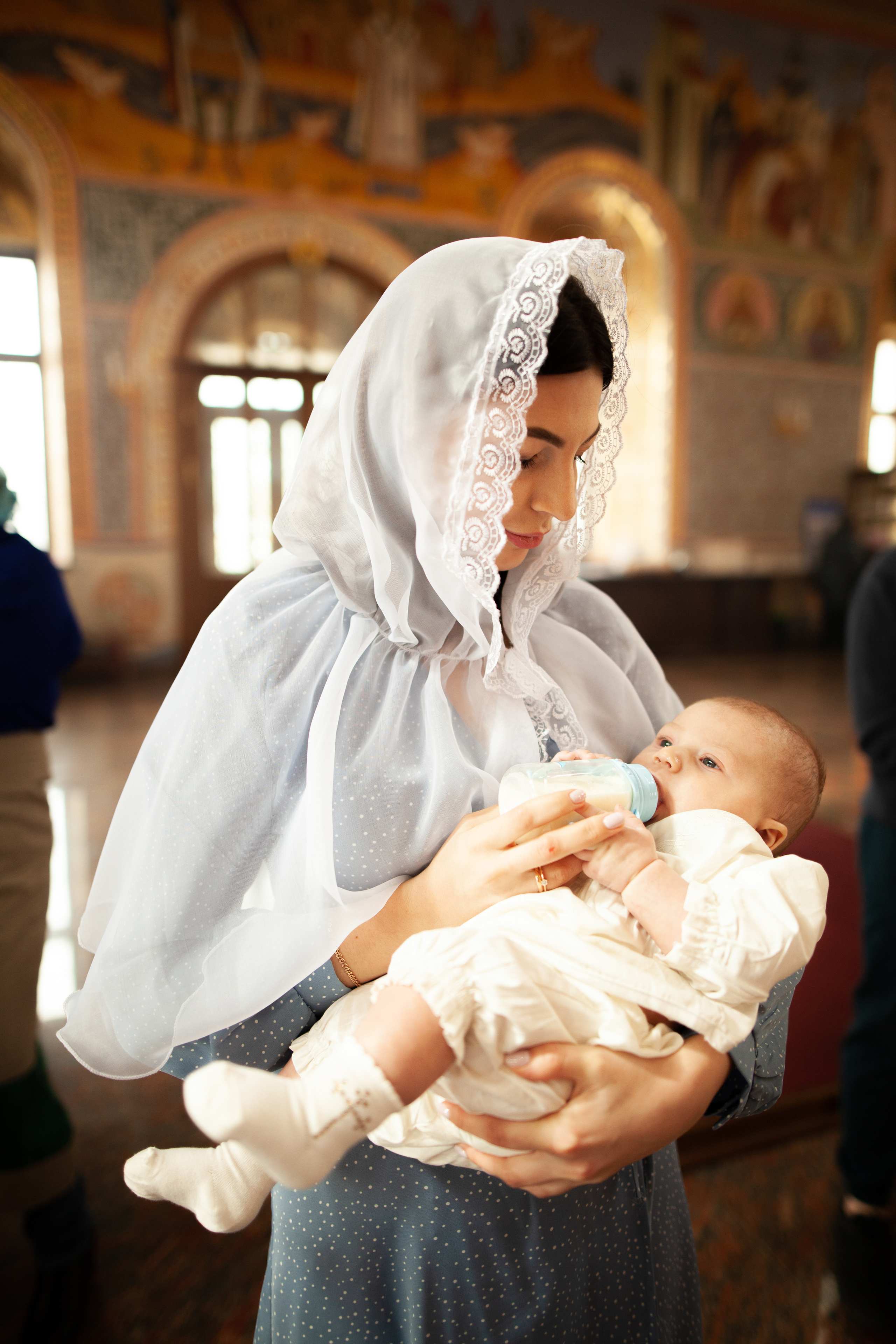 Крещение. Храм Георгия Всеволодовича. Фотограф на крещение и венчание в Нижнем Новгороде.Свадебный Фотограф