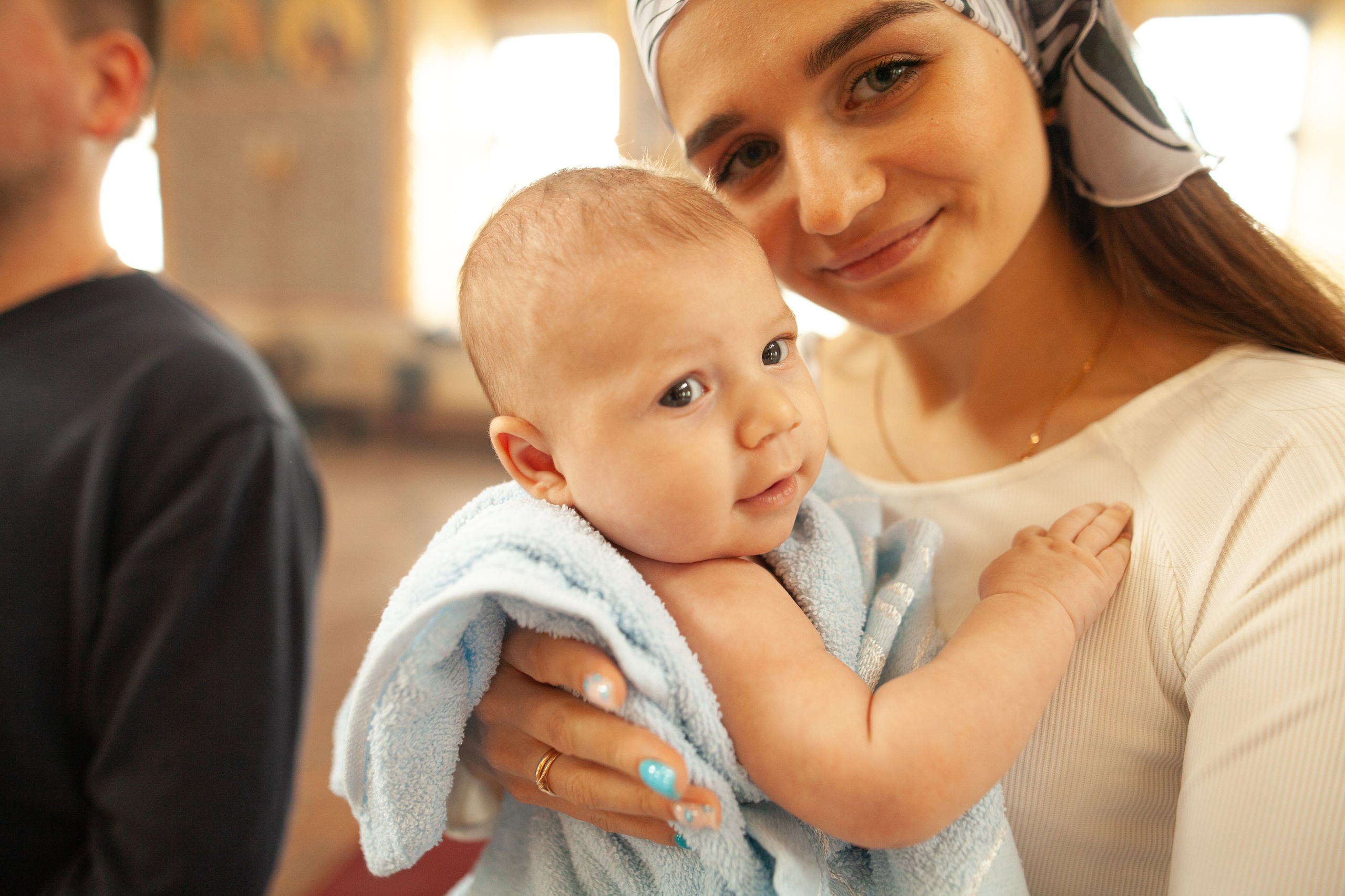 Крещение. Храм Георгия Всеволодовича. Фотограф на крещение и венчание в Нижнем Новгороде.Свадебный Фотограф