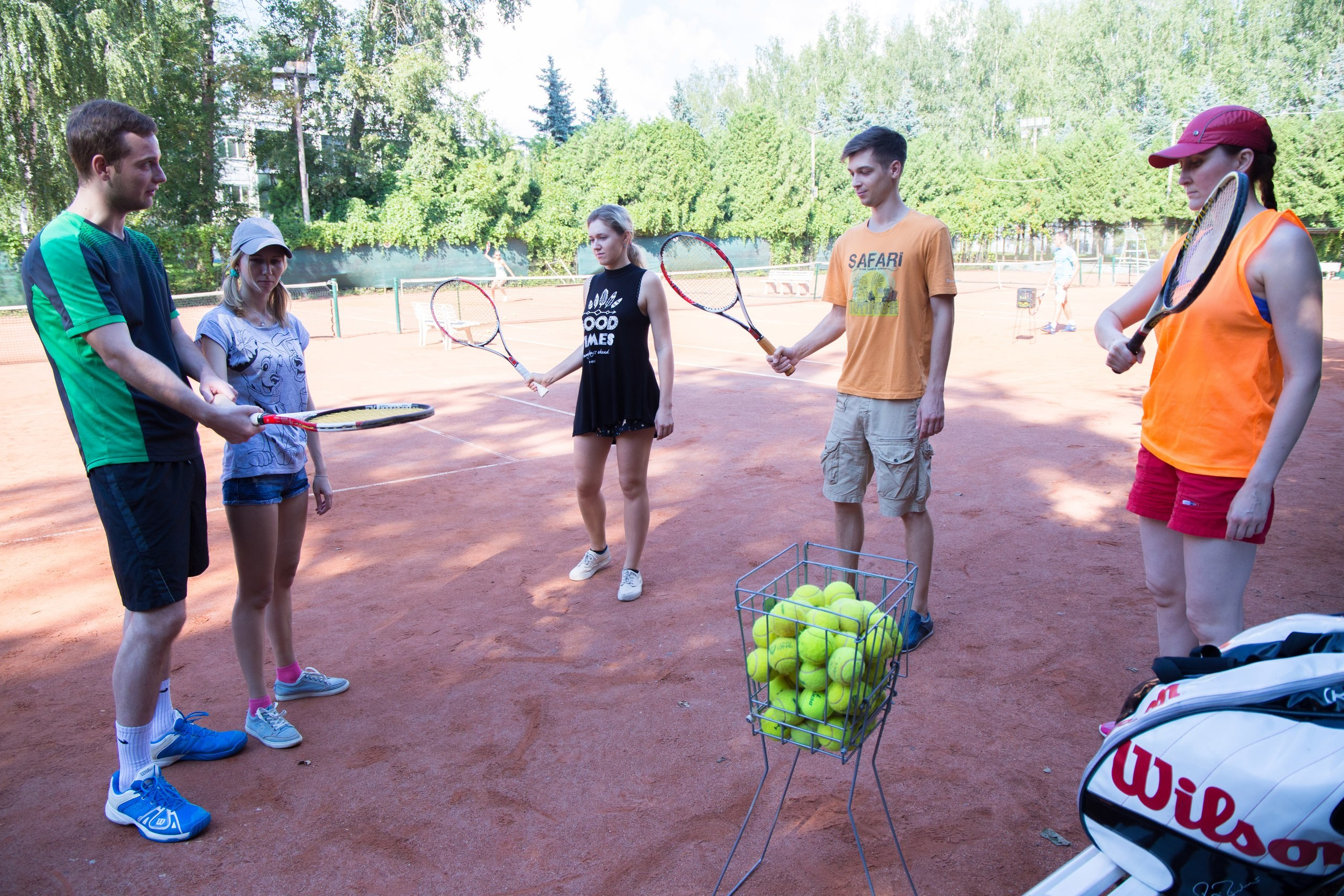 Мастер-класс по теннису | 21.08.2016. Галерея Фантим