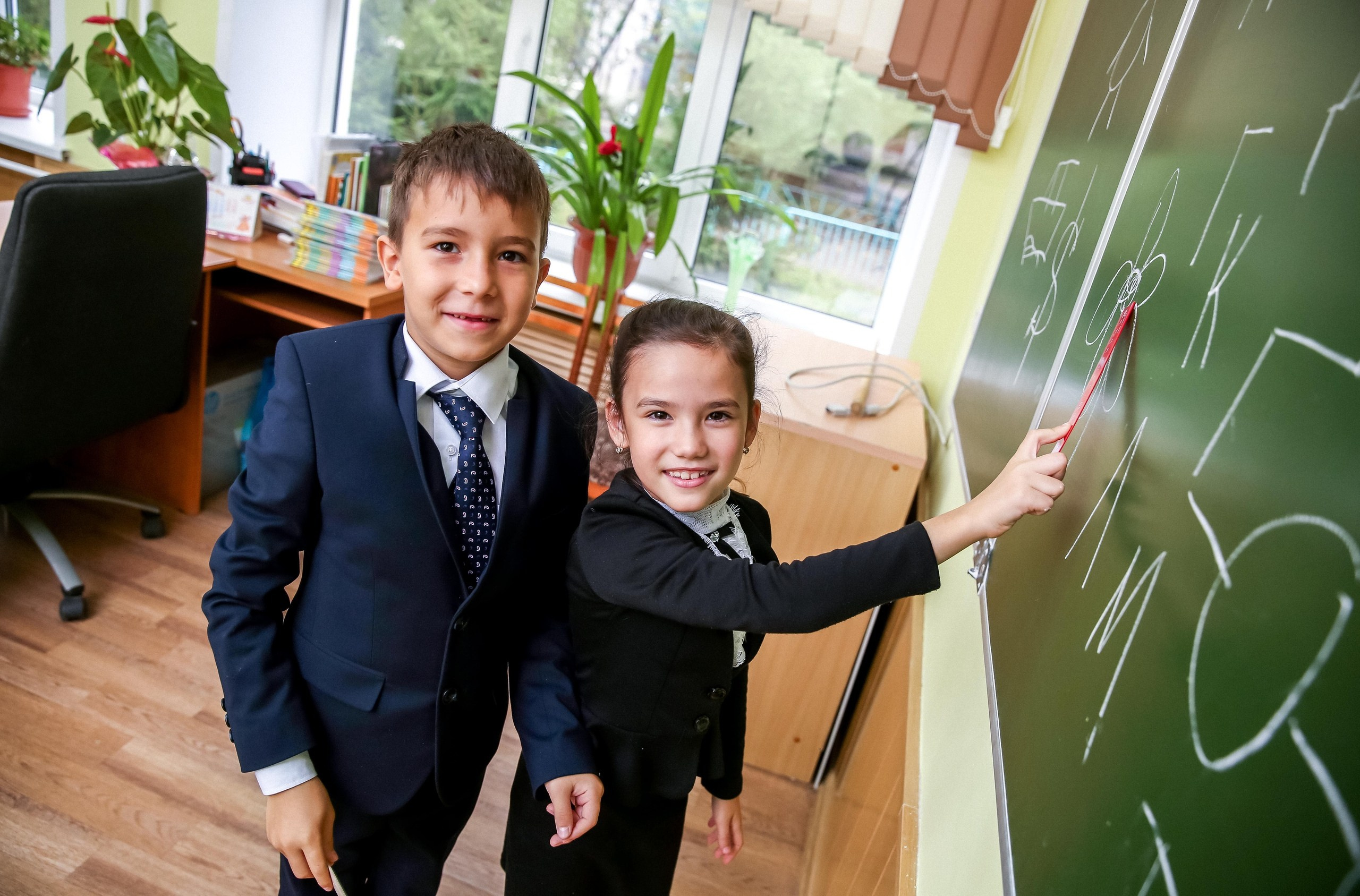 Первоклашки. Выпускные альбомы в Казани фотограф Сергей Жегалов