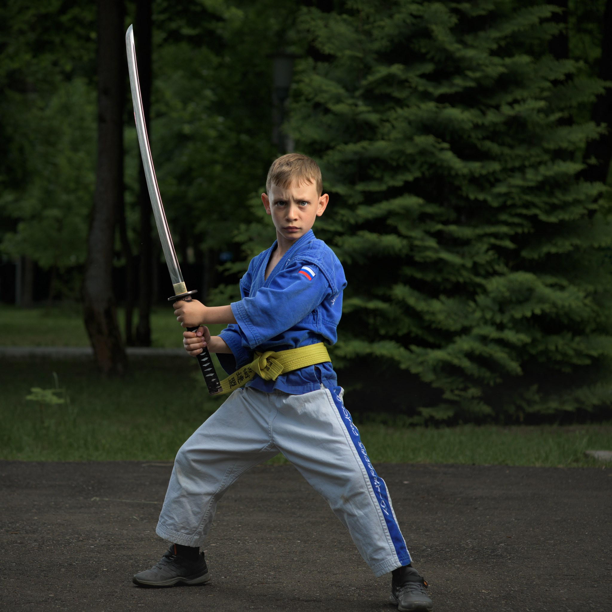 Летние тренировочные боры Школы Боевых Искусств «МОН» 2022 г. Ярослав, катана