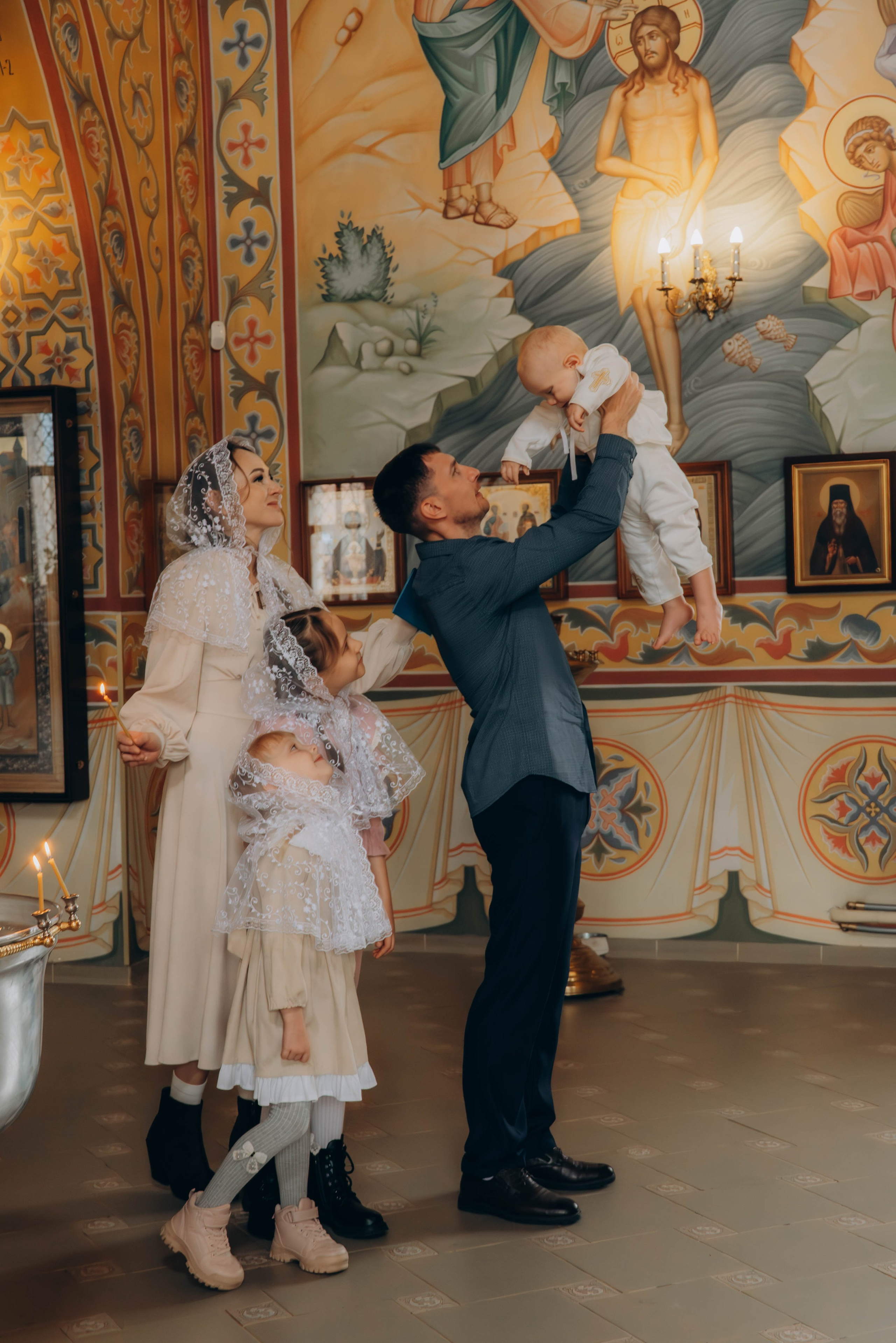 Таинство крещения. Фотограф Дарья