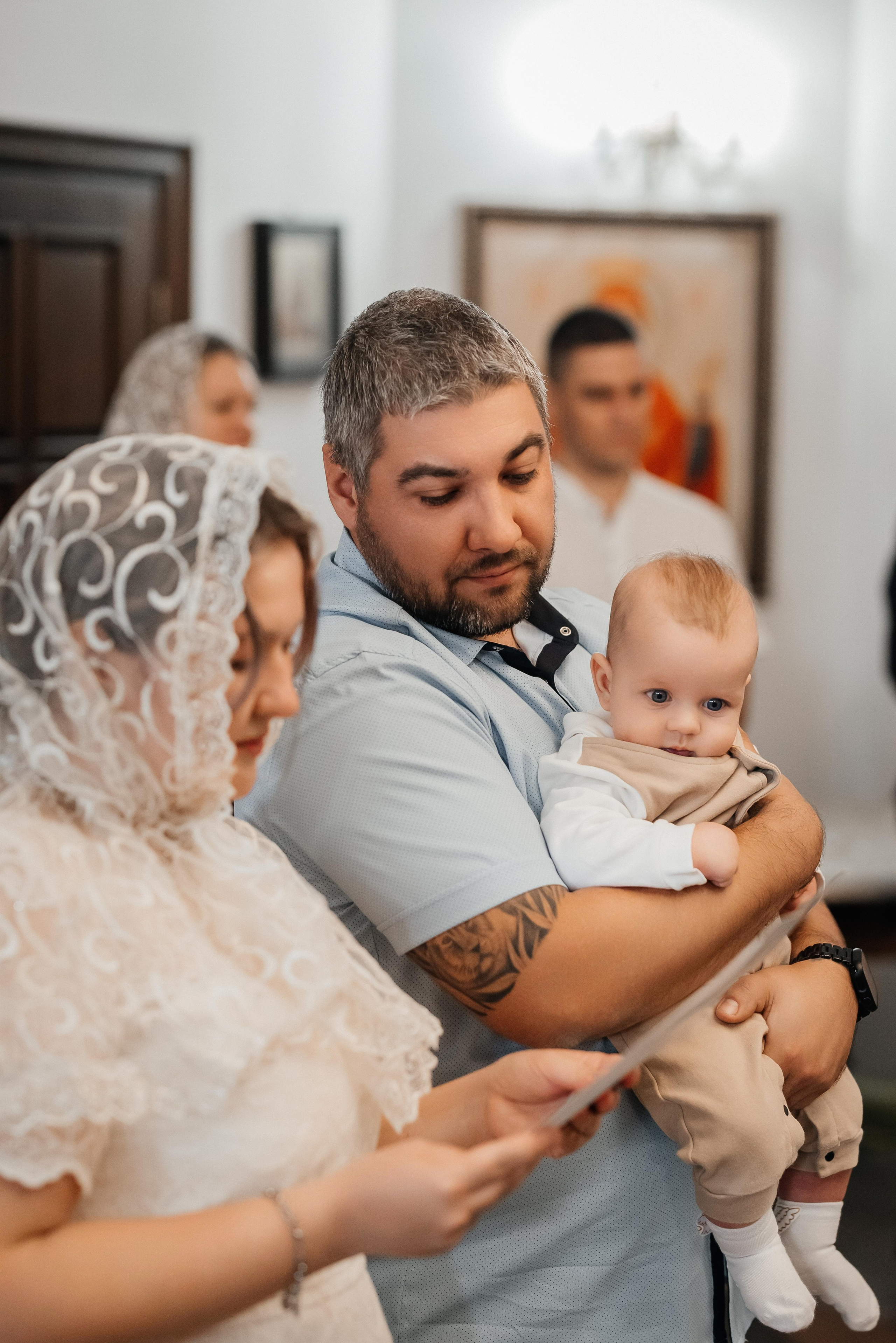 Крещение Ромы. Свадебный и семейный фотограф Яна Стражева. Волгоград, Москва