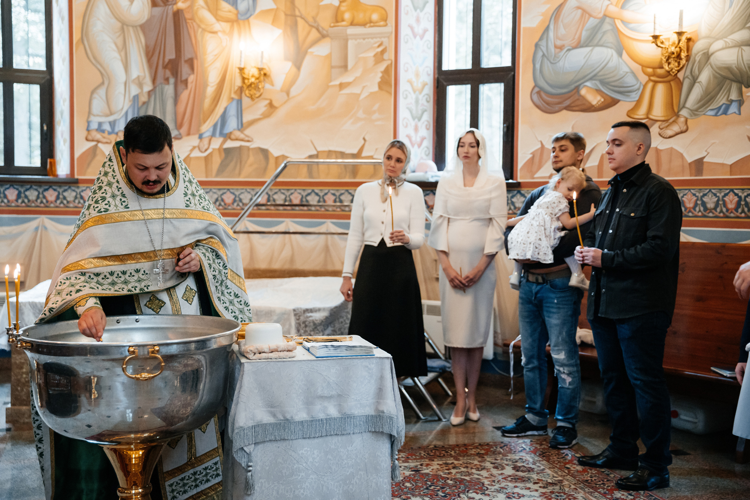 Крещение ребёнка в Сургуте. Семейный фотограф в Сургуте Инна Смолякова