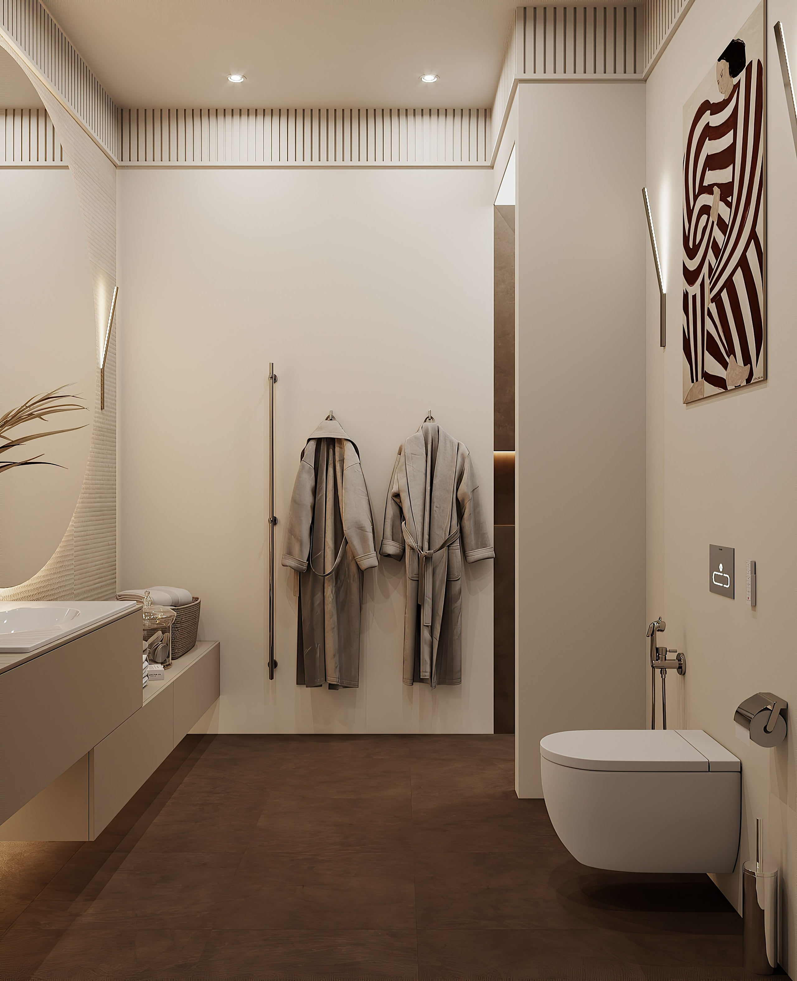 Санузел по проекту Мартыновой Н. и Бородиной Е. Визуализатор Векшина Елена