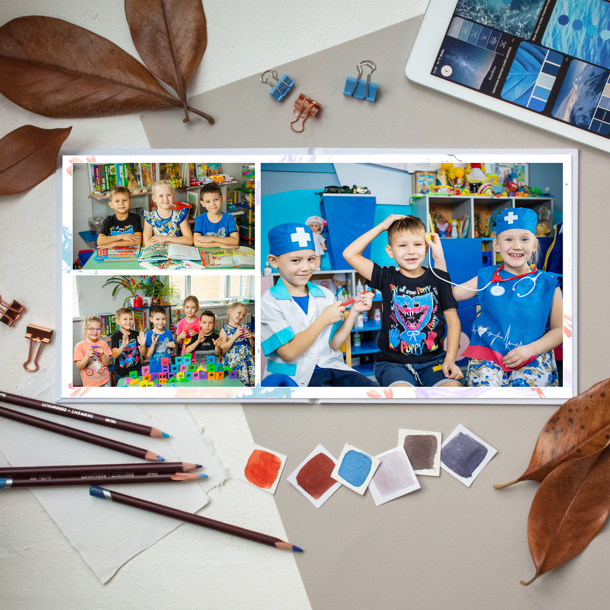 Кляксы 2200. Выпускные альбомы для садика и школы в Набережных Челнах