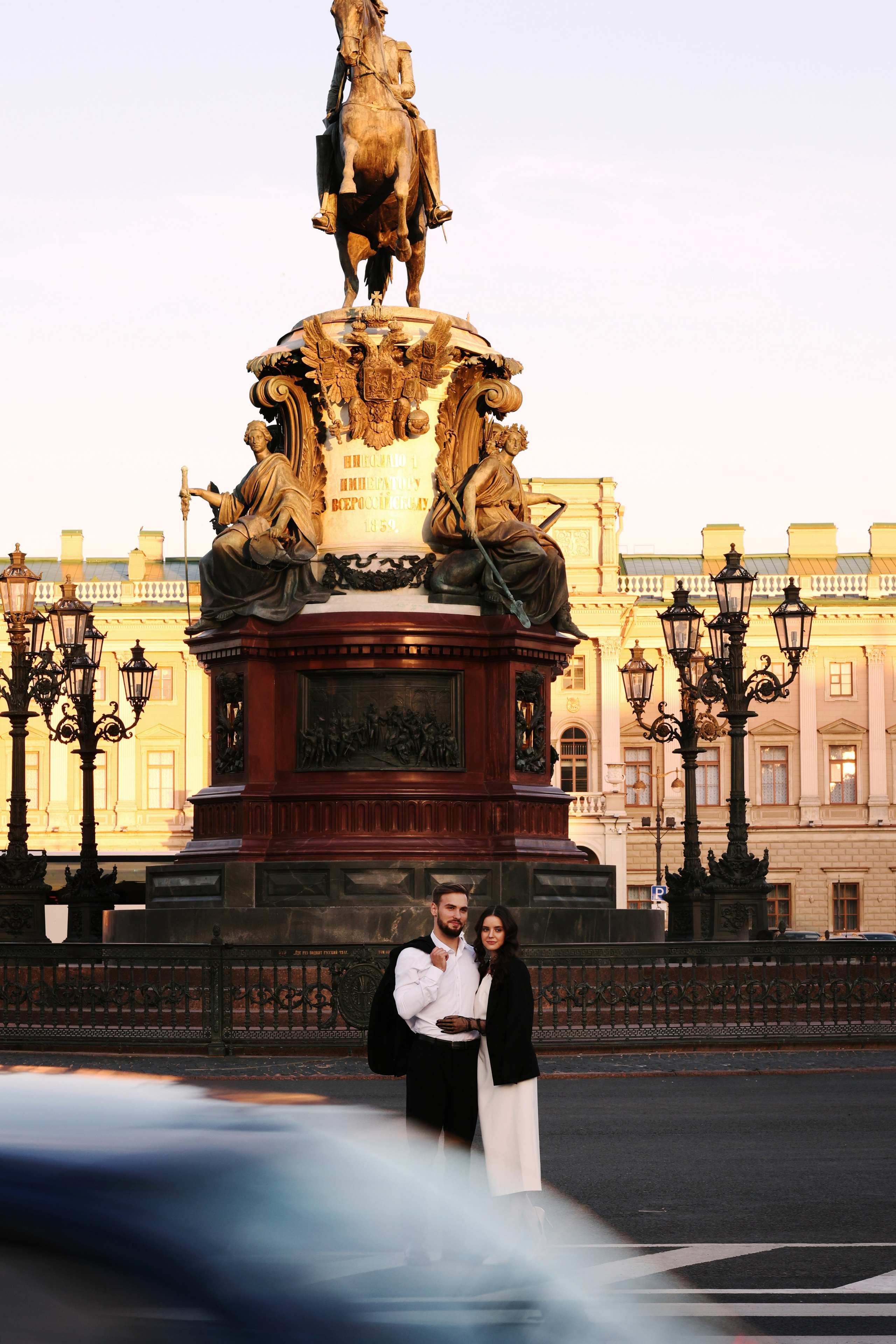 Волшебный вид на Исаакиевский собор. Свадебный и love story фотограф в Санкт-Петербурге (Спб) Natali Iva