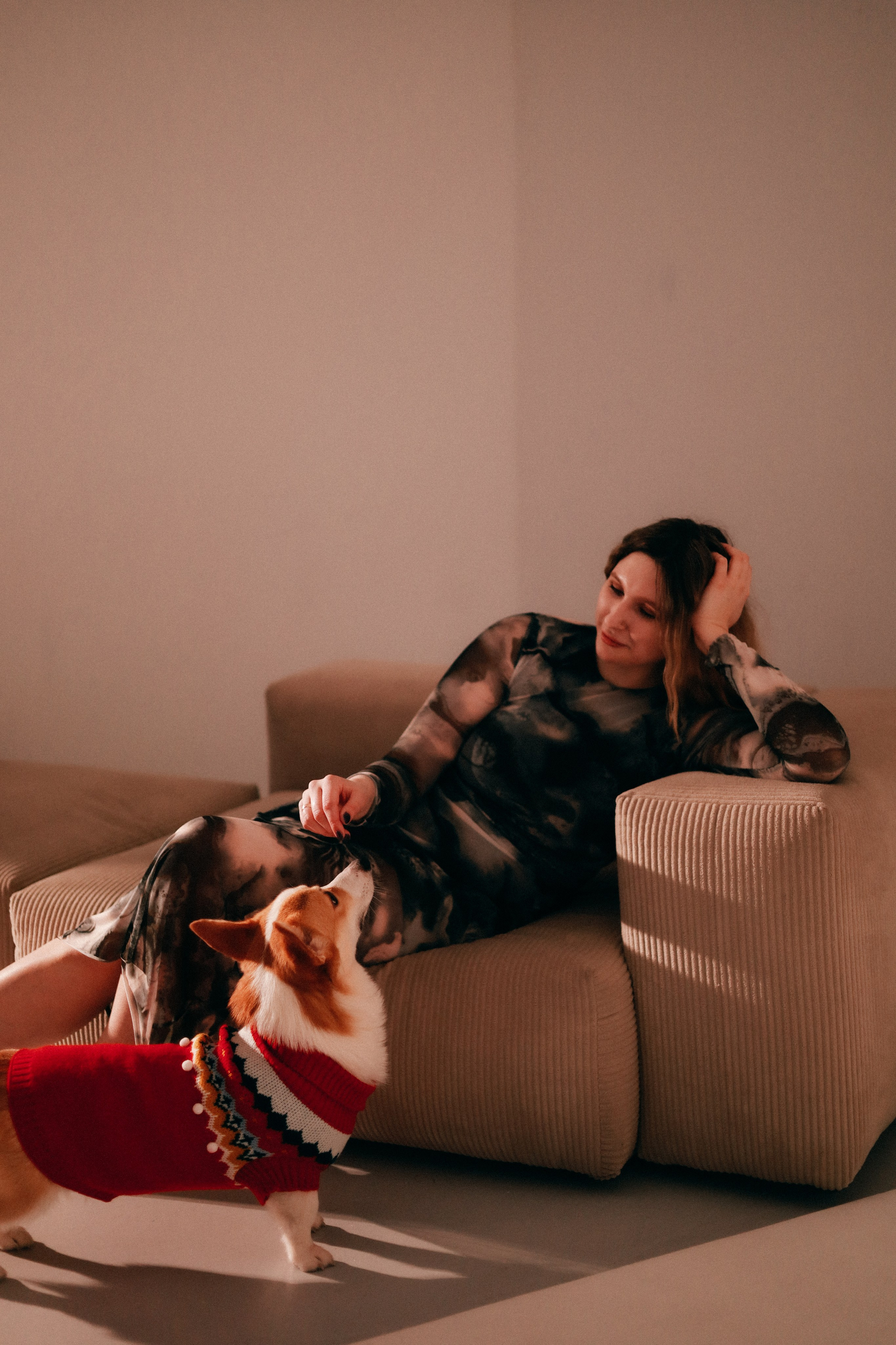 Оля, Антон и сыновья. Фотограф София Комкина