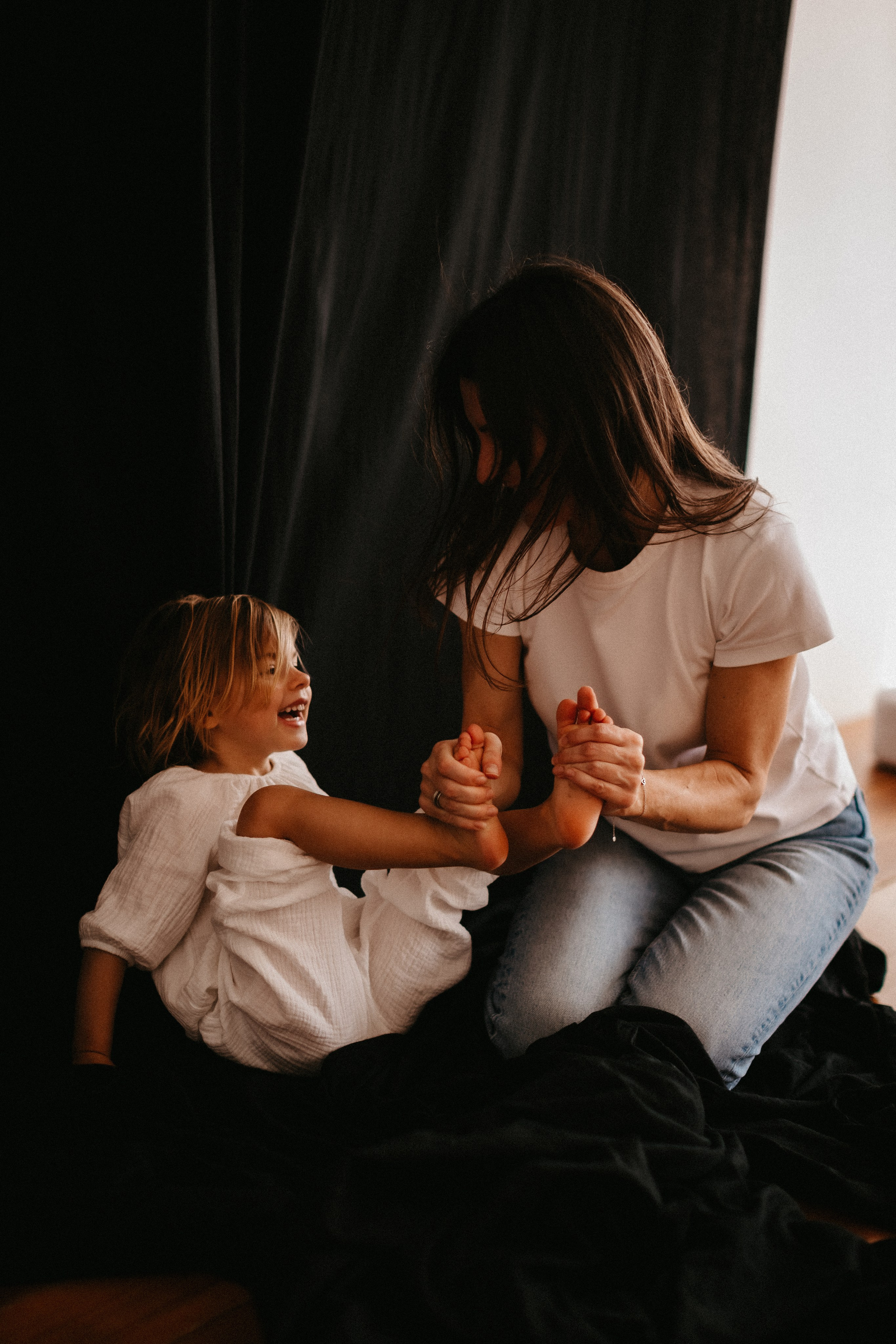 Мама и девочки. Евгения Пелипас