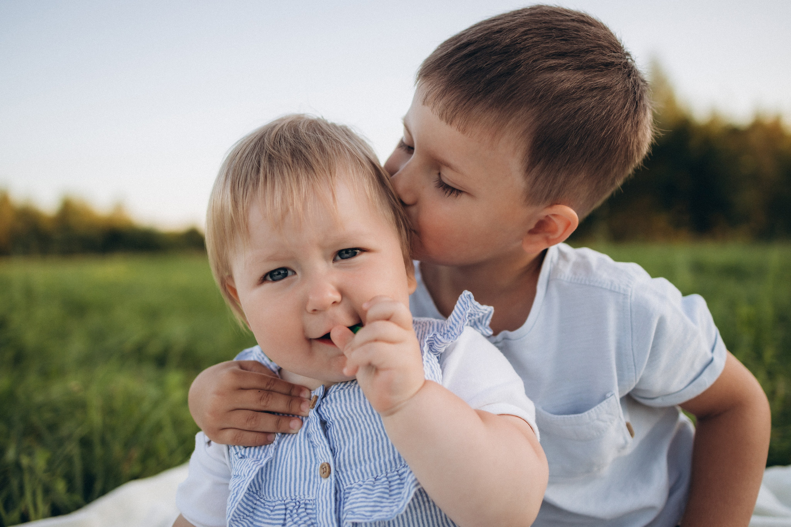Ксюша, Вадим, Кирюша и Маша. Фотограф Елена Рябцева