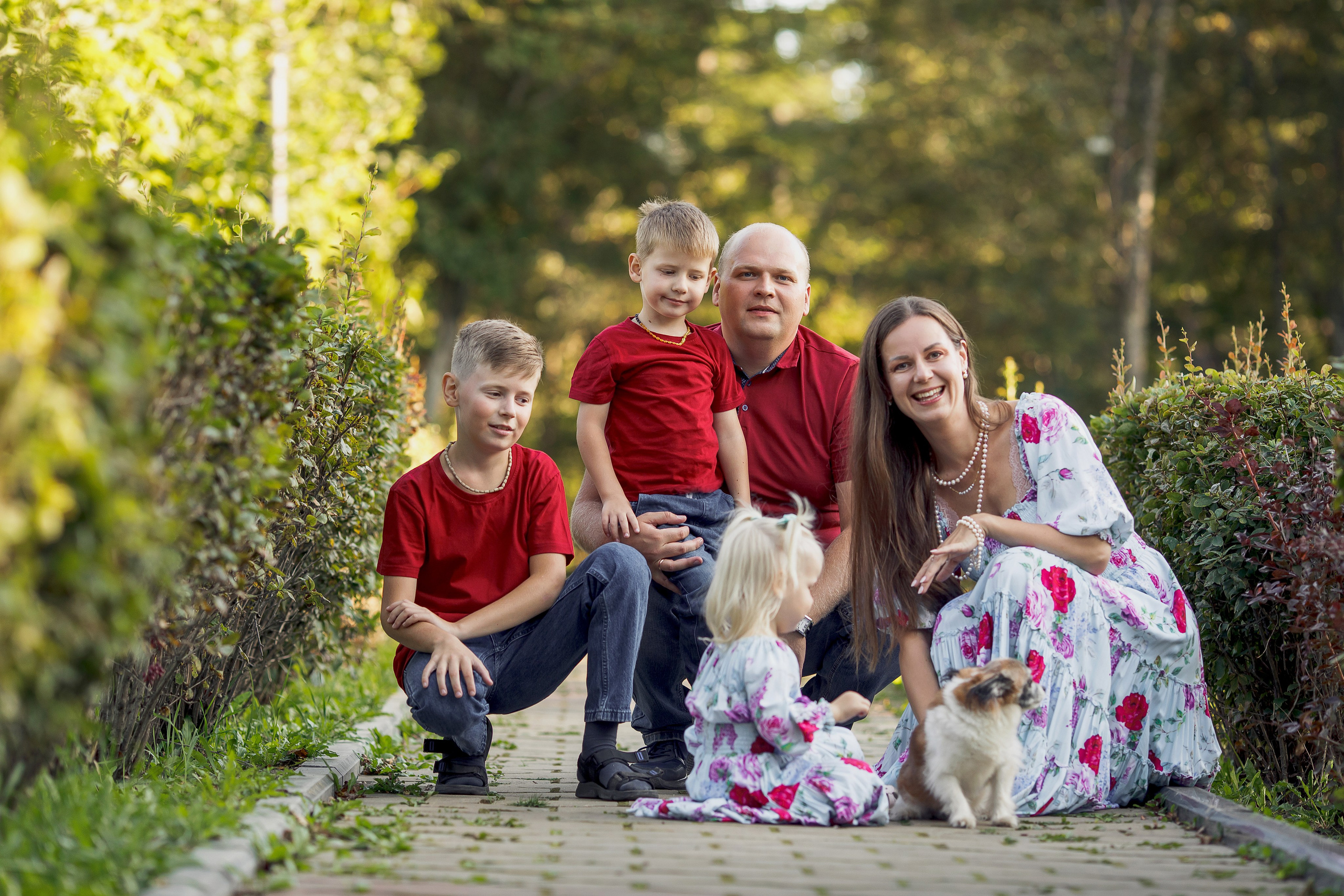 Надя, Дима и дети. Осень 2023 г. Школьный и детский фотограф в Южно-Сахалинске Анастасия Лескова