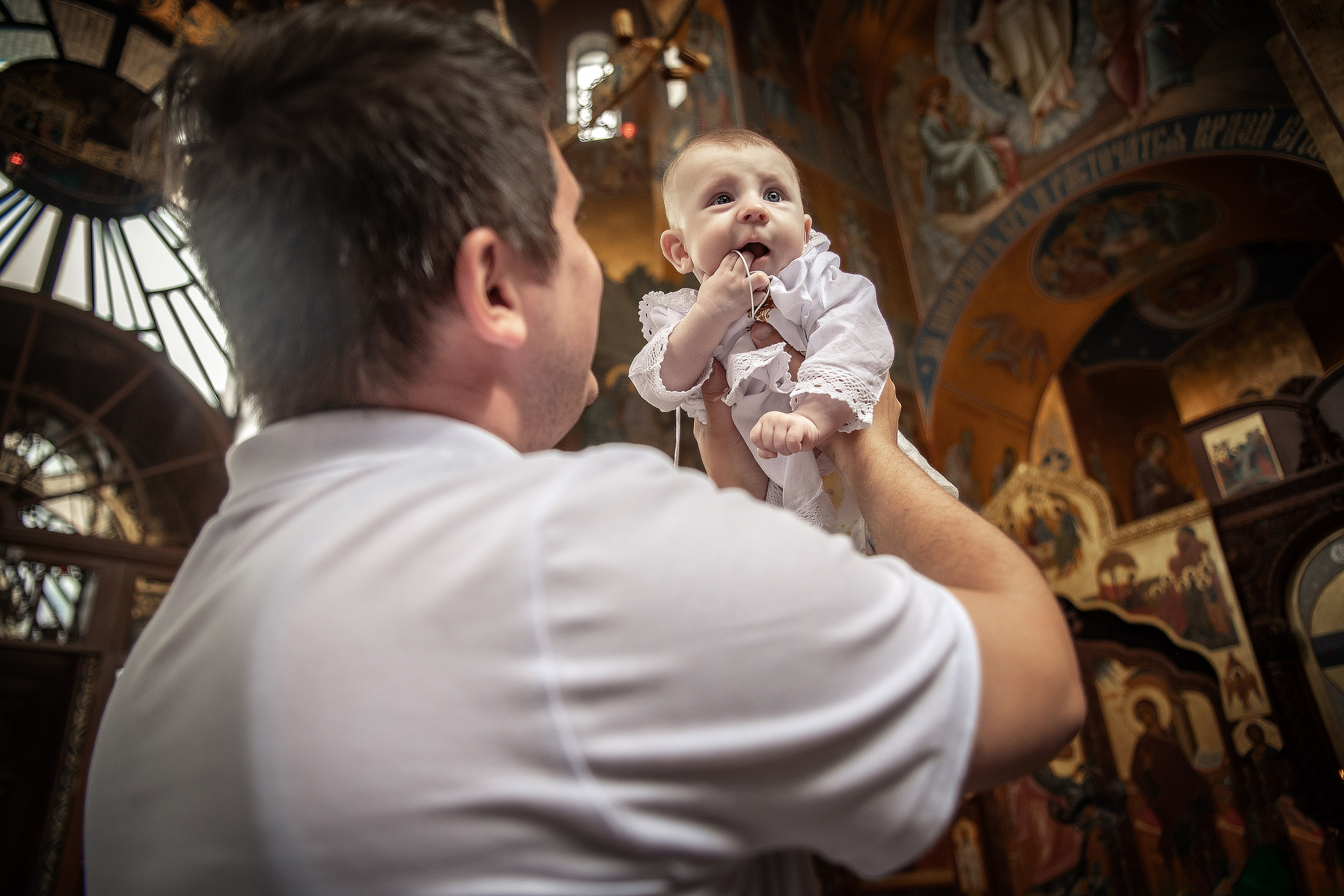 Таинство Крещения Романа, Храм Всех Святых Волгоград Мамаев Курган. Церковный, семейный и репортажный фотограф Волгоград, Волжский