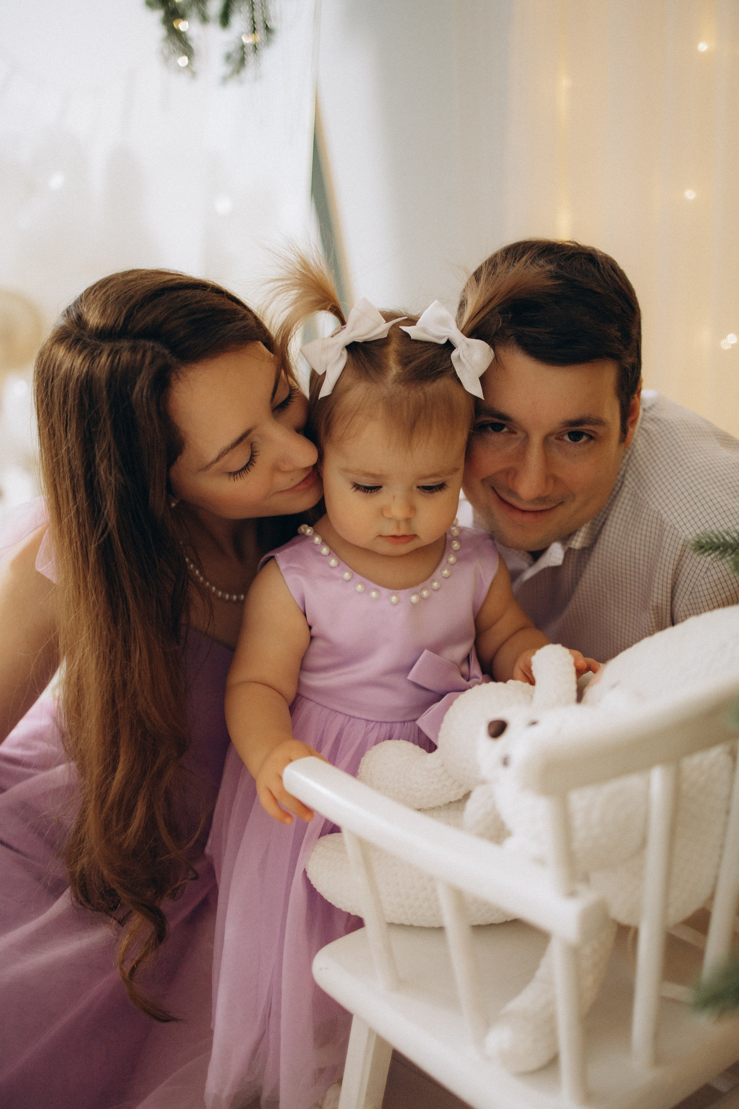 Новый год маленькой Анечки. Семейный фотограф в Москве Анастасия Шалда