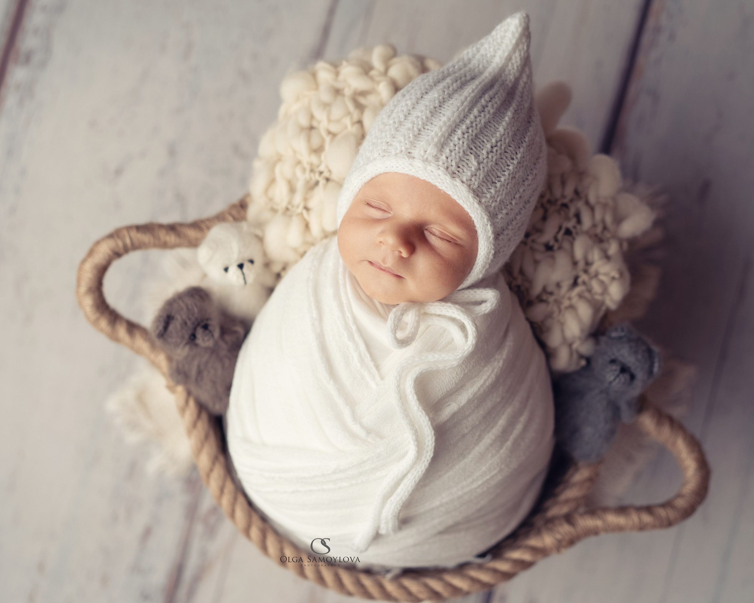 Классика newborn. Фотограф новорожденных в Ялте