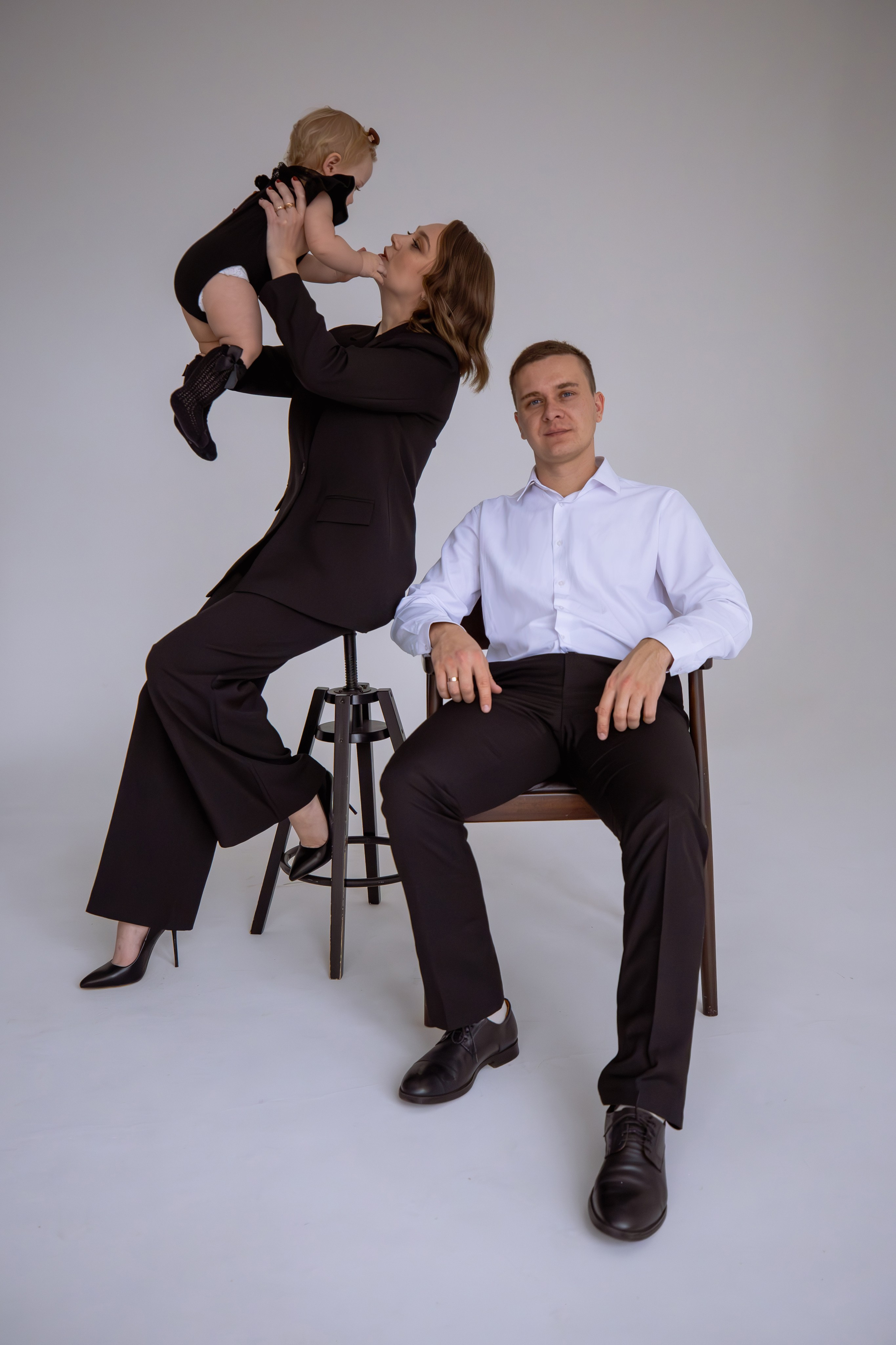 Студийный для Ивана, Анны и Арины. Детский и семейный фотограф Евгения Вахнеева Москва Зеленоград