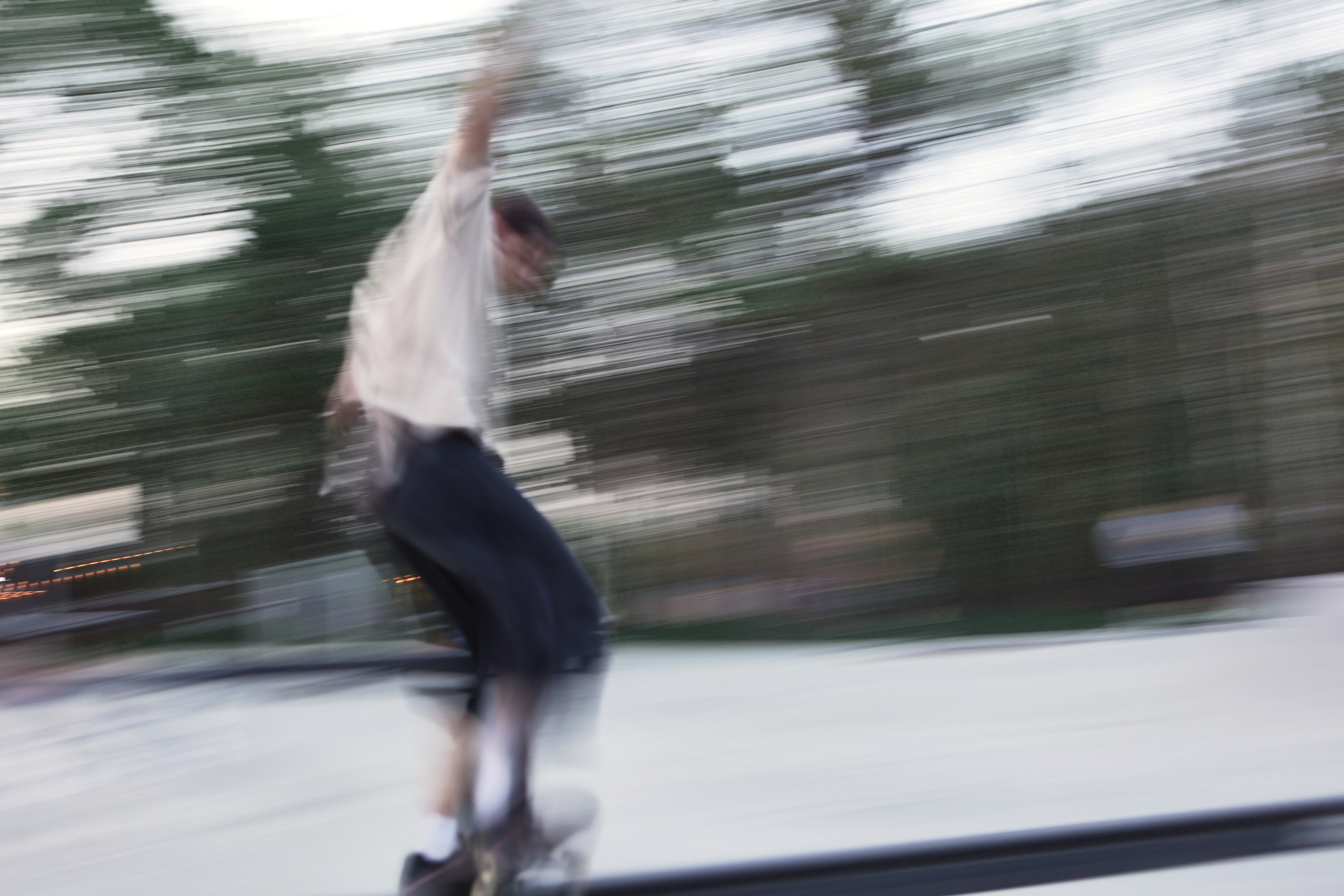 Blue hour in a skatepark. Фотограф Антонина Гудкова