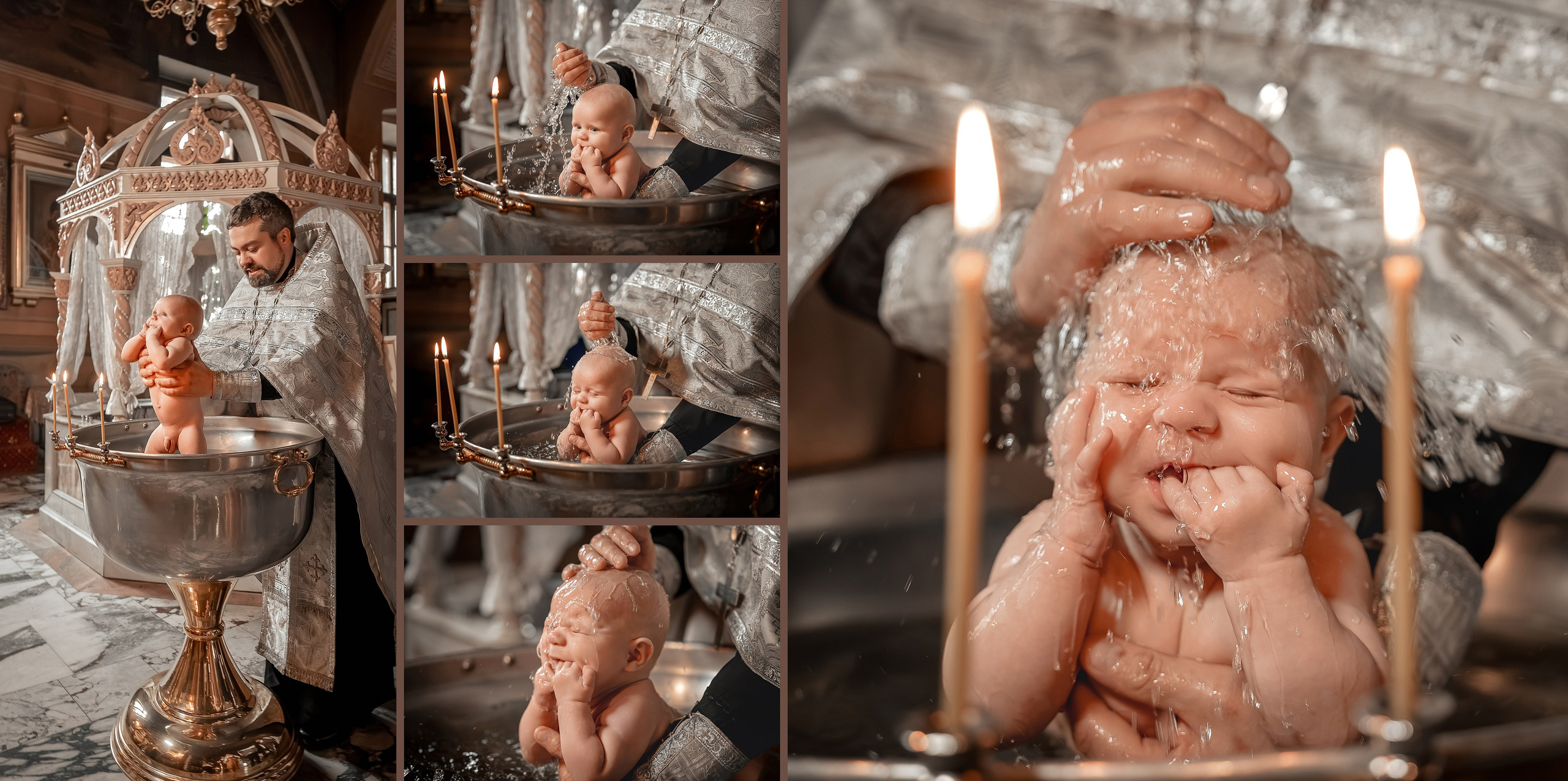 Крещение Сашеньки в Храме Воскресения Словущего в Даниловской Слободе