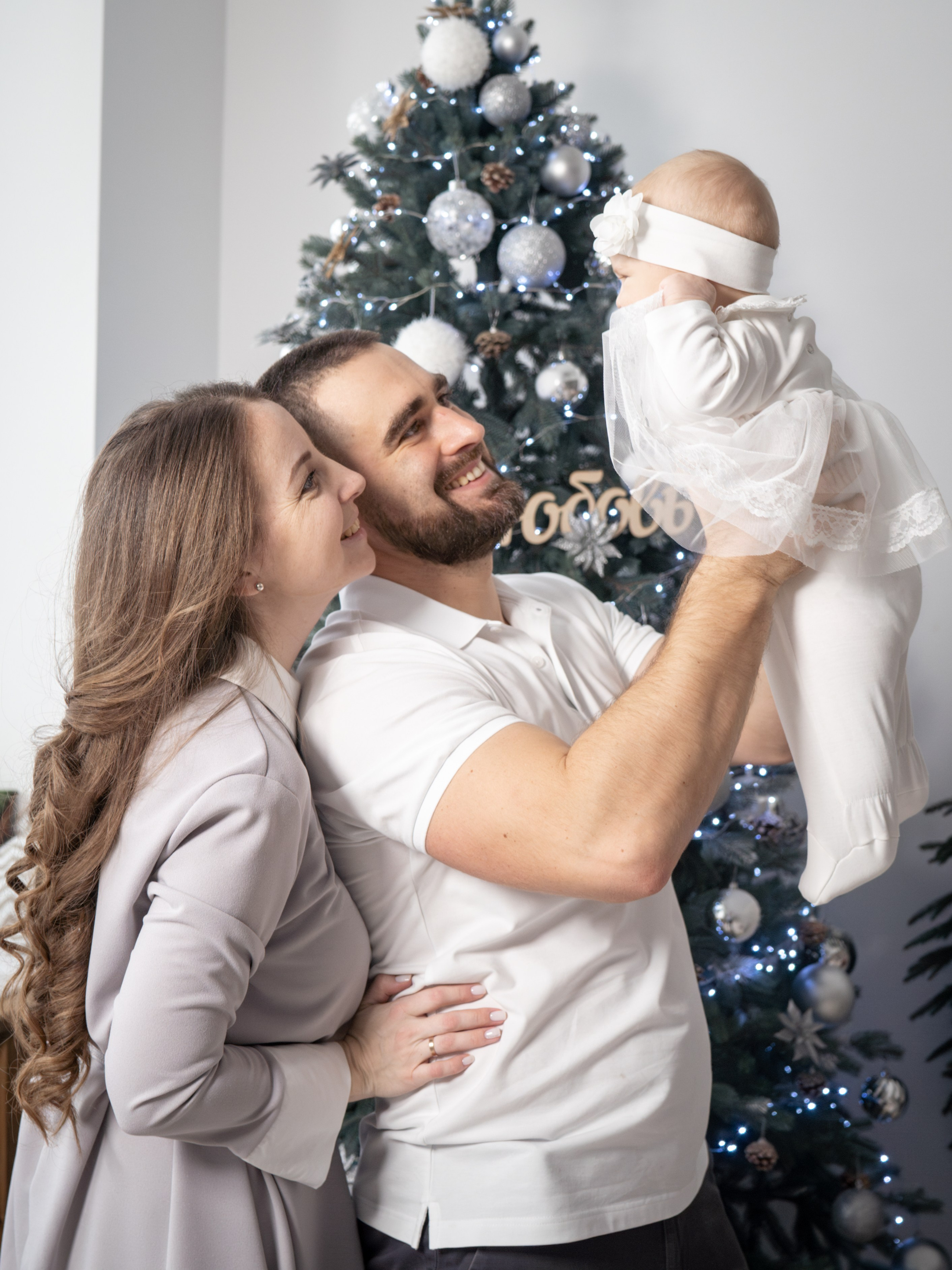 С самоедской лайкой. Фотограф Зинаида Евдокимова