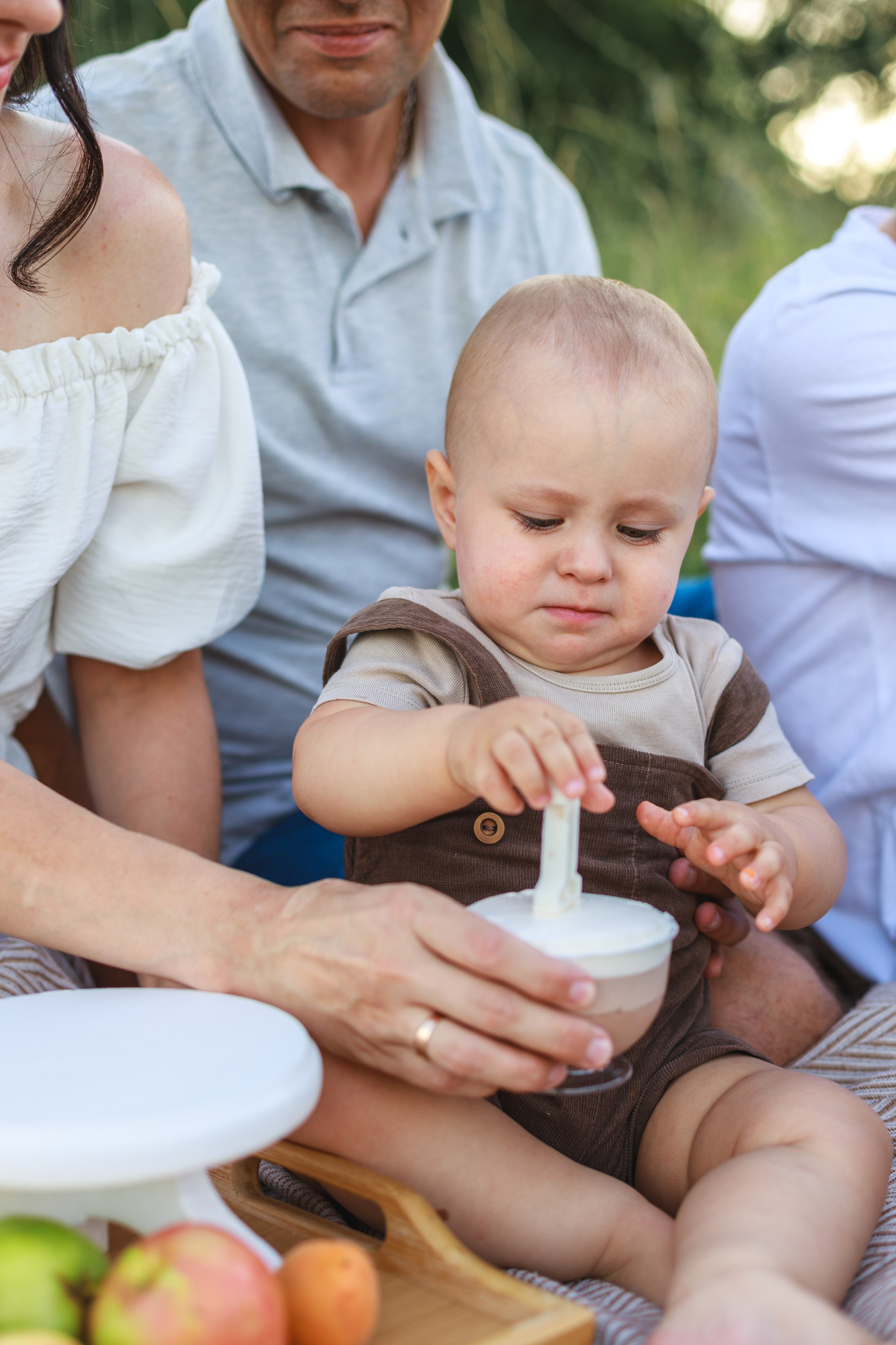 Годик Лёши на пикнике. Детский и семейный фотограф в Краснодаре Альбина Морозова