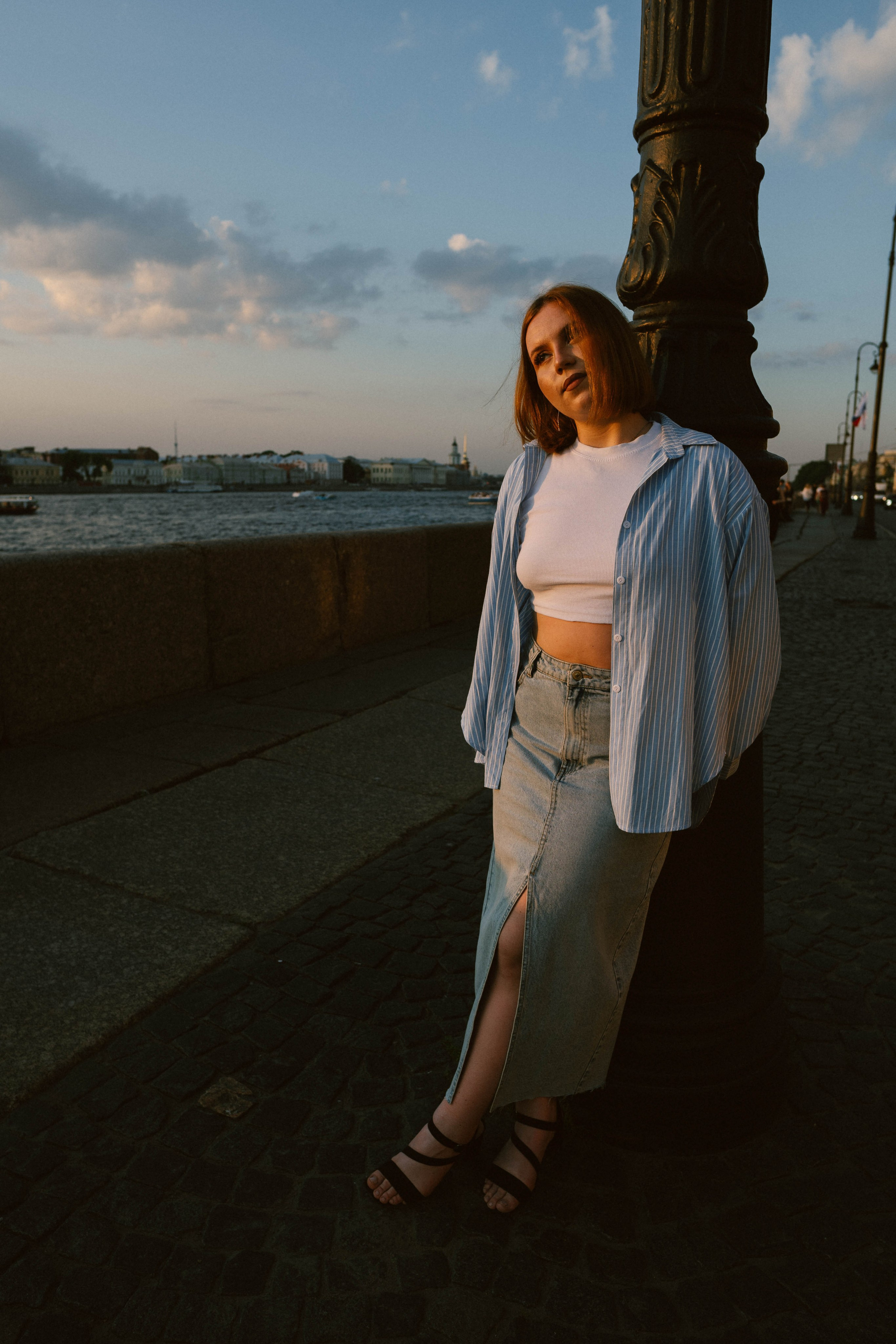 Виктория, ромашки и летний закат. Фотограф в Санкт-Петербурге Головина Анастасия