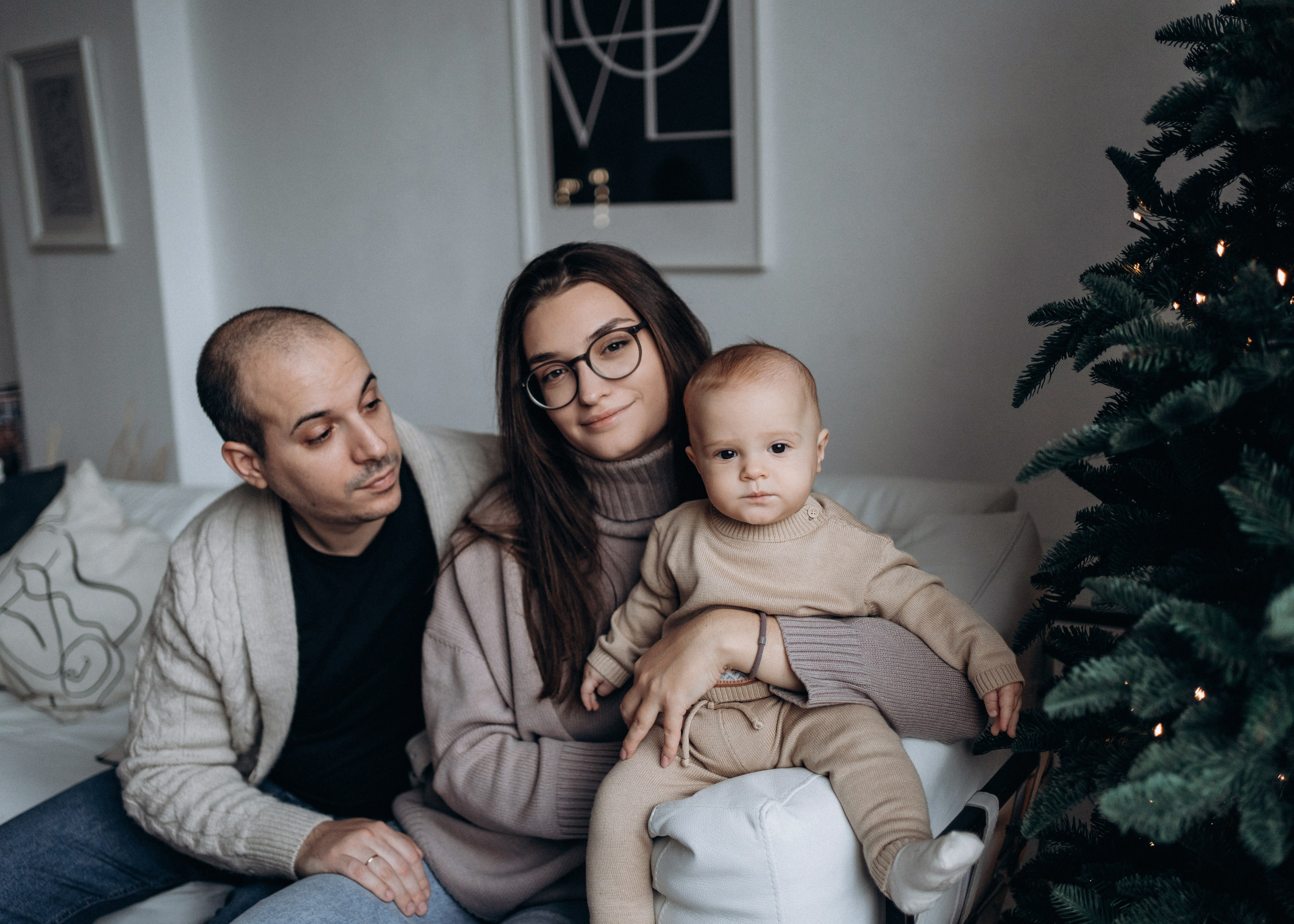 Рождественская история. Фотограф новорожденных и малышей до года в Москве Анастасия Соколова