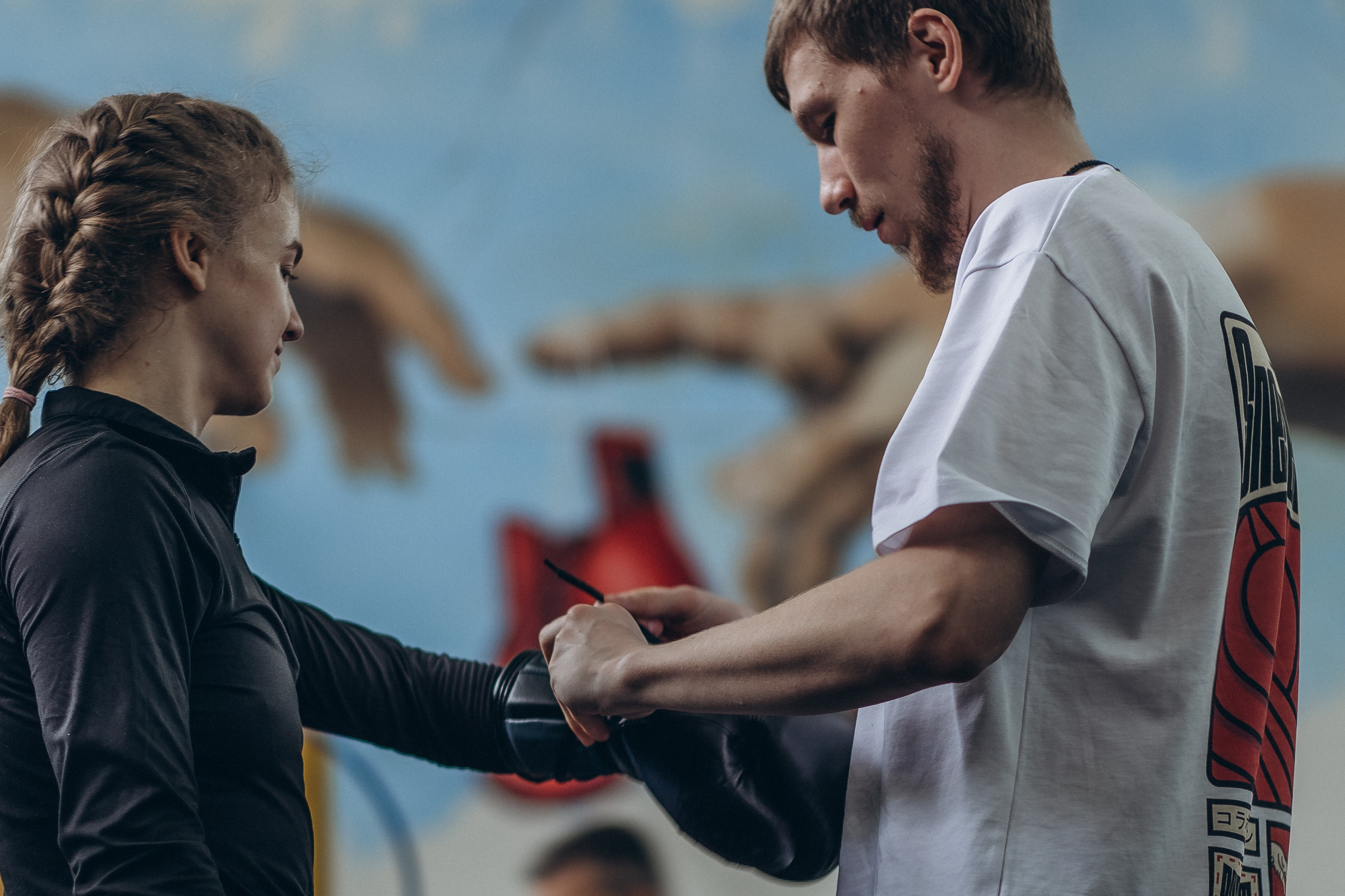 «Bupas gym» Москва 2024. Тренировка в боксерском клубе. Фотограф Алина Ионычева в Новосибирске