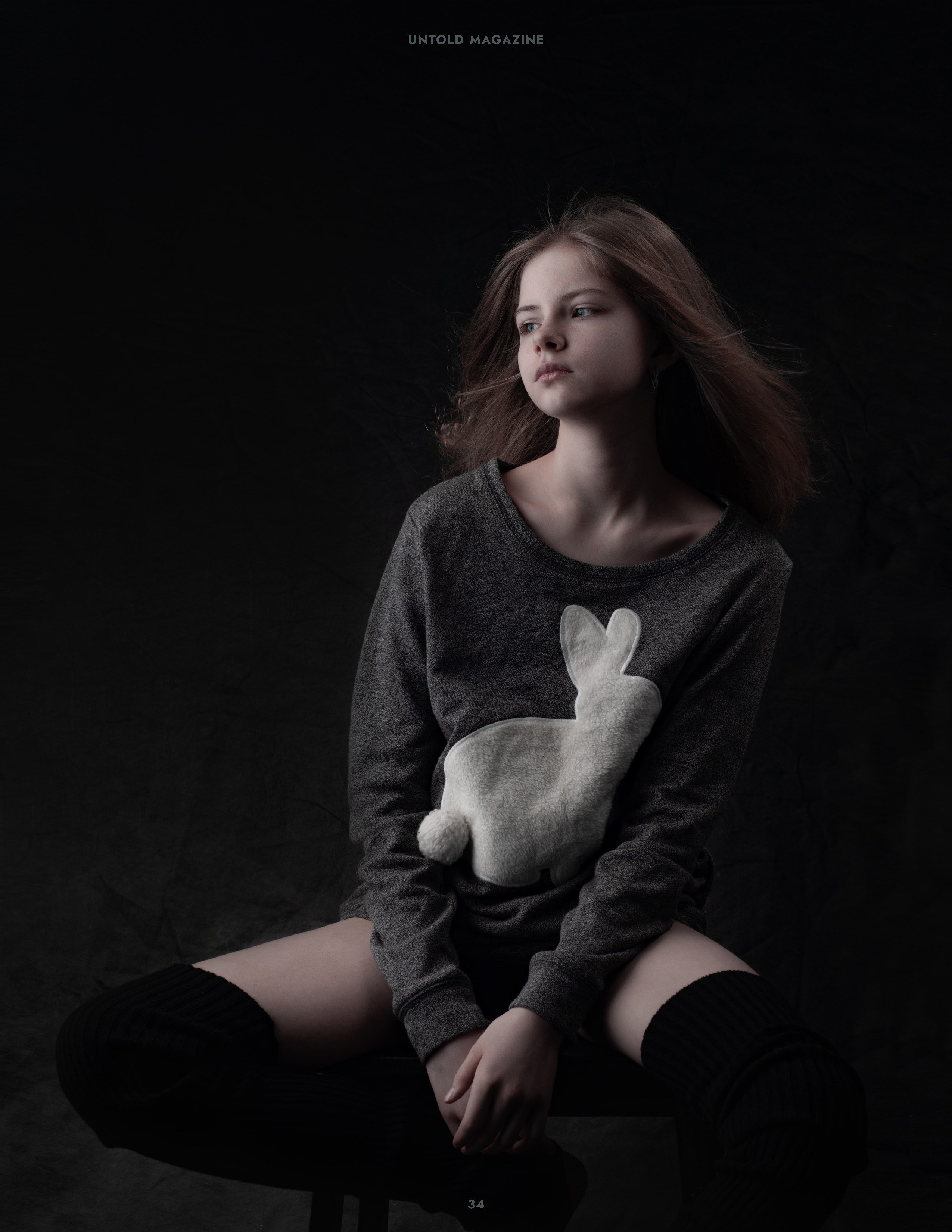 фотосессия детский портрет young girl model