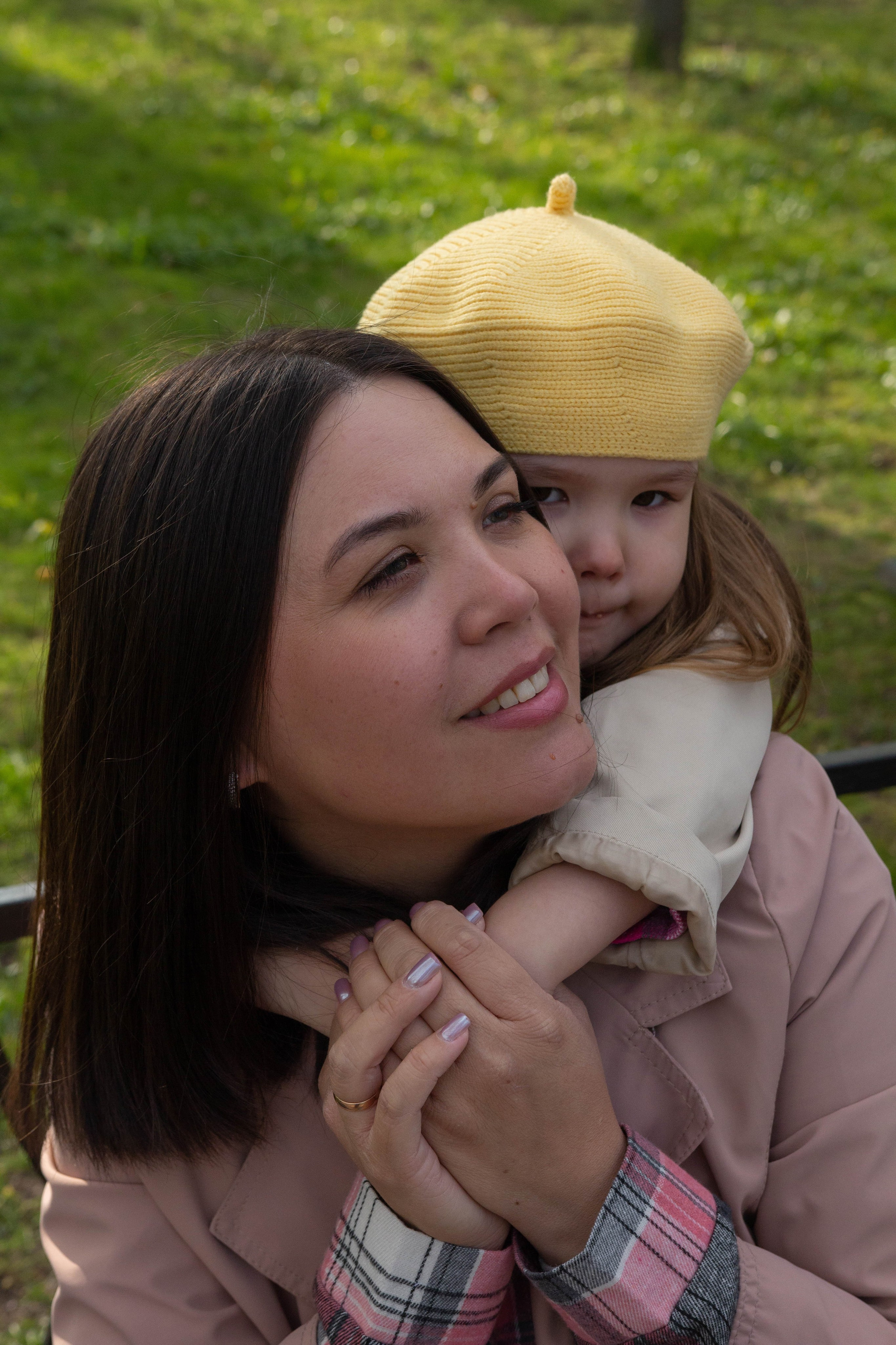 нежная фотосессия мама с дочкой