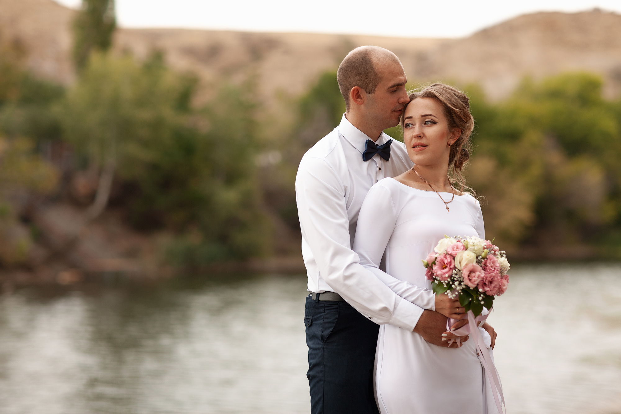 Свадебная прогулка по городу Белая калитва. Фото видео съёмка в Белой Калитве дуэт Герман и Инна