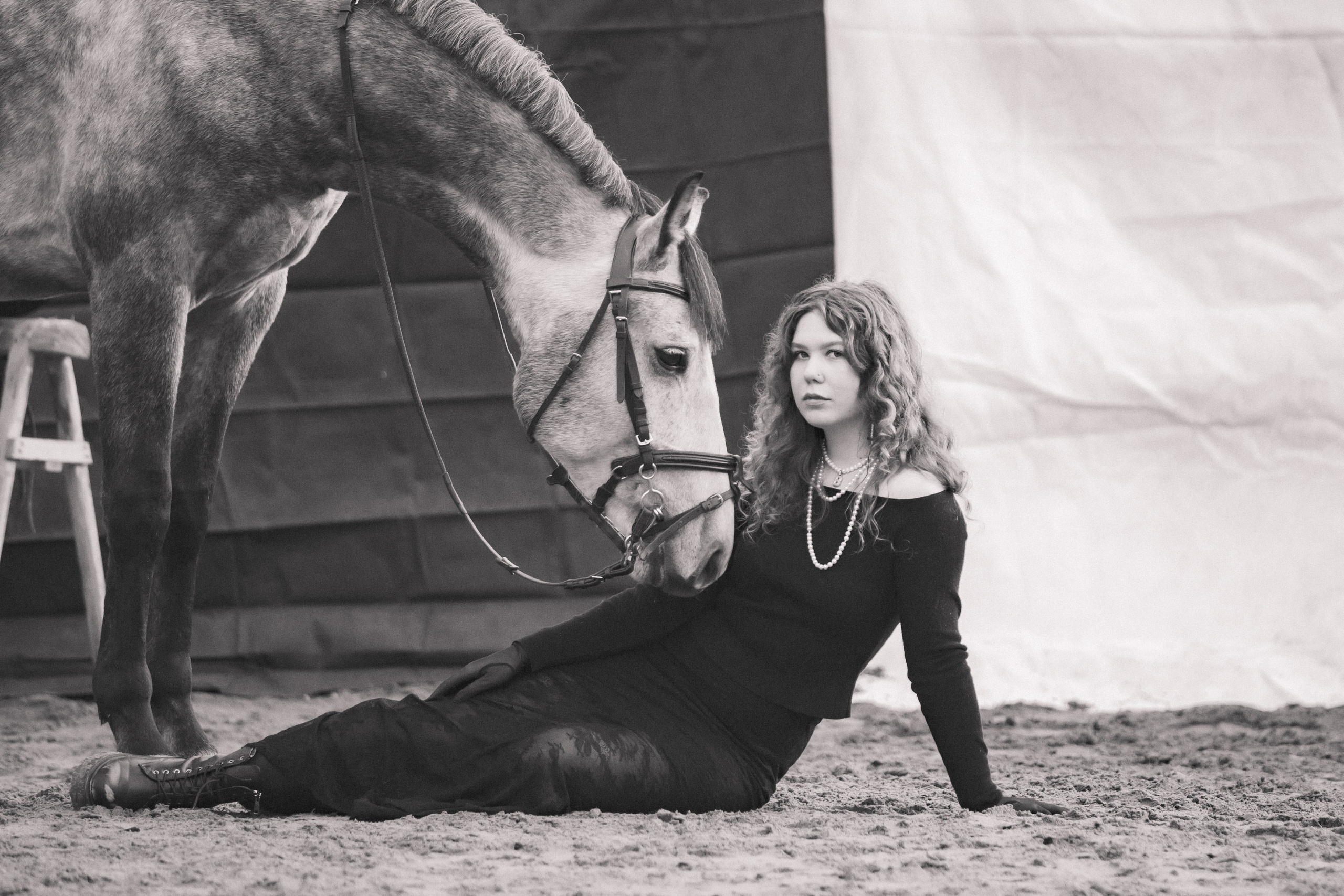 Проект DEFILE. Конный фотограф в Санкт-Петербурге Анна Лебедева