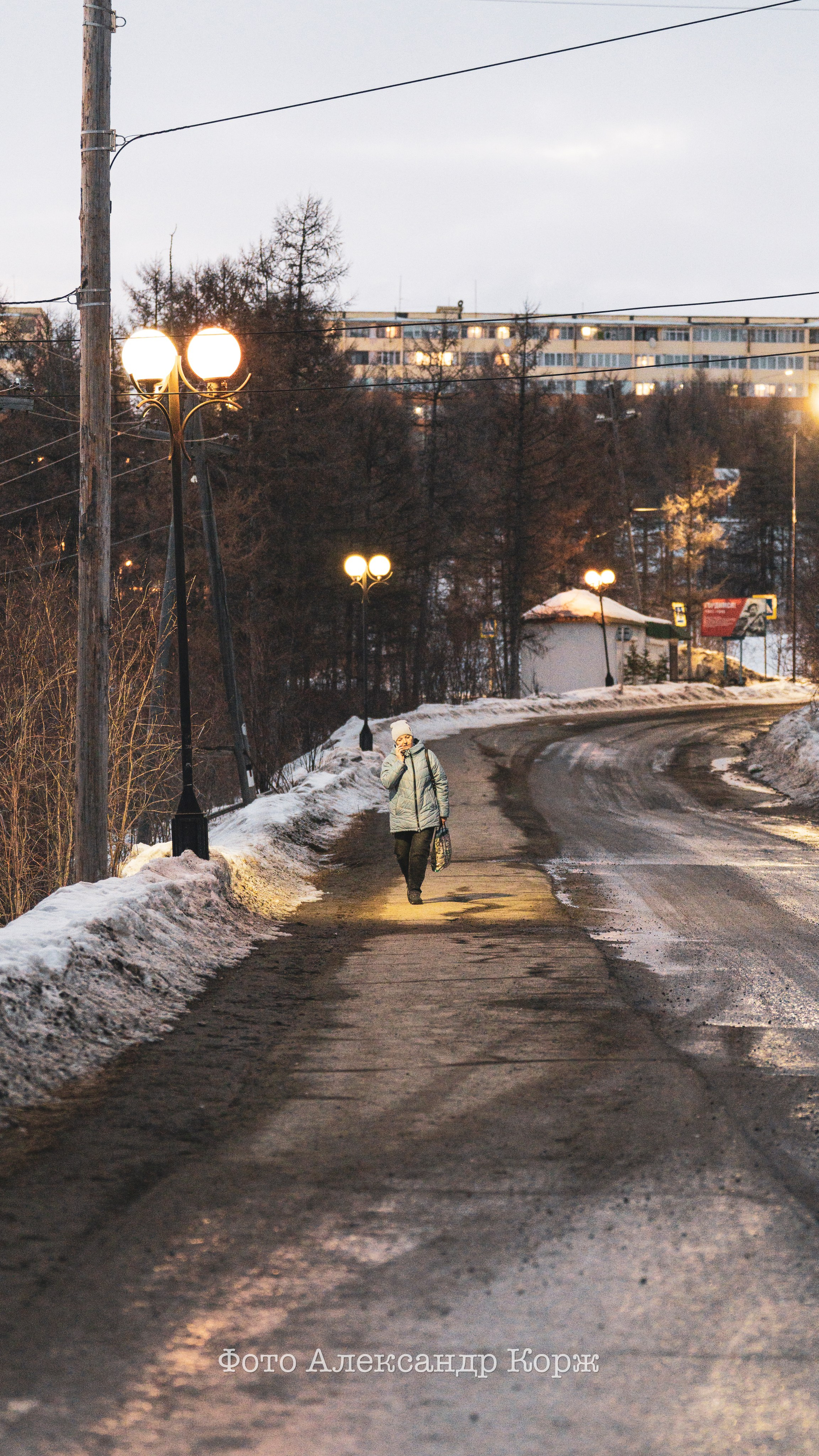 Вечерний Айхал, Фотографии Айхала. Фотографии и видеосъемка, Айхал, Удачный, Якутия. фотограф в Айхале