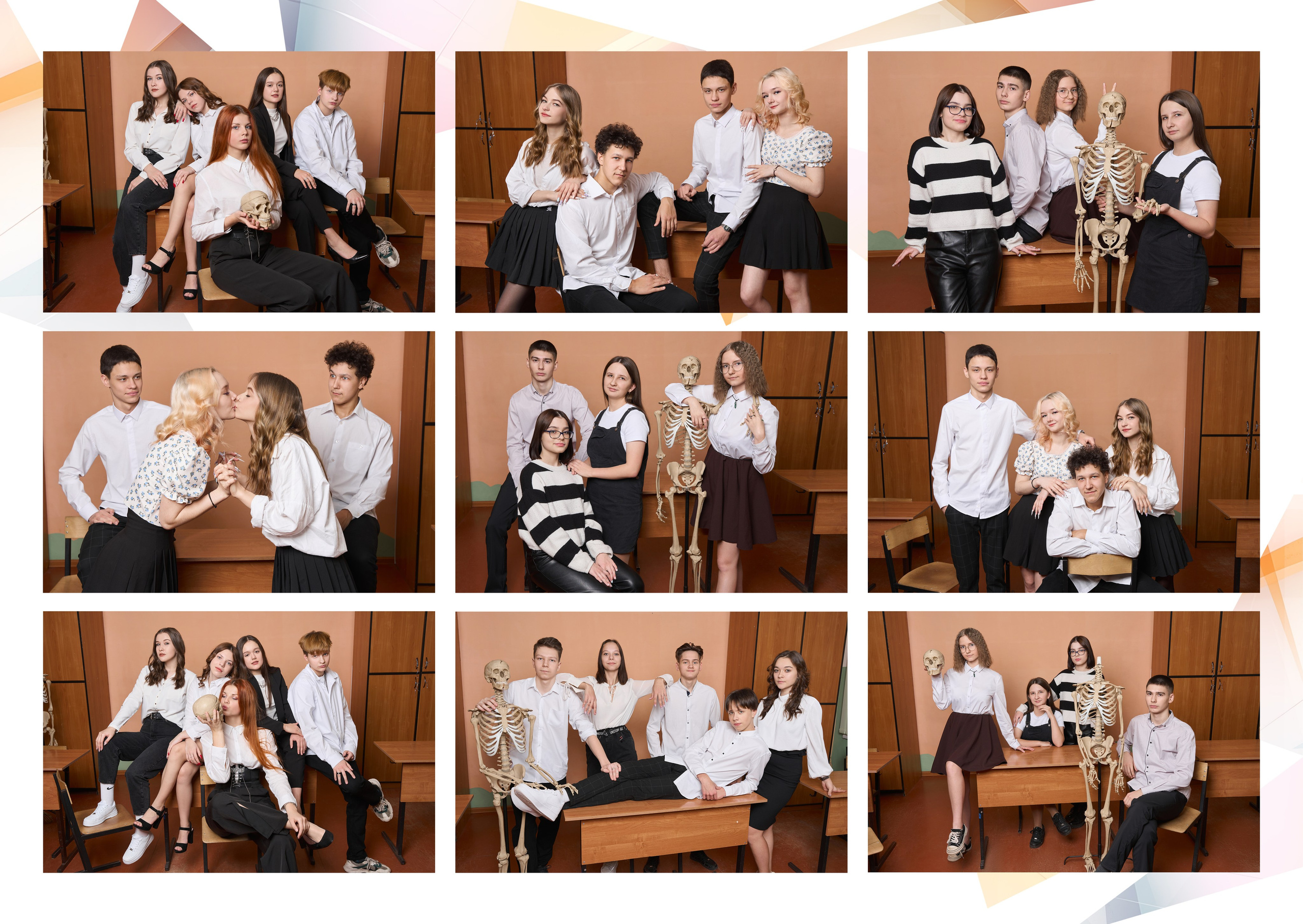 Выпускной альбом 9, 11 класс в Заволжье, Городце. Школьный фотограф. Фотограф в Заволжье Алексей Шабалин