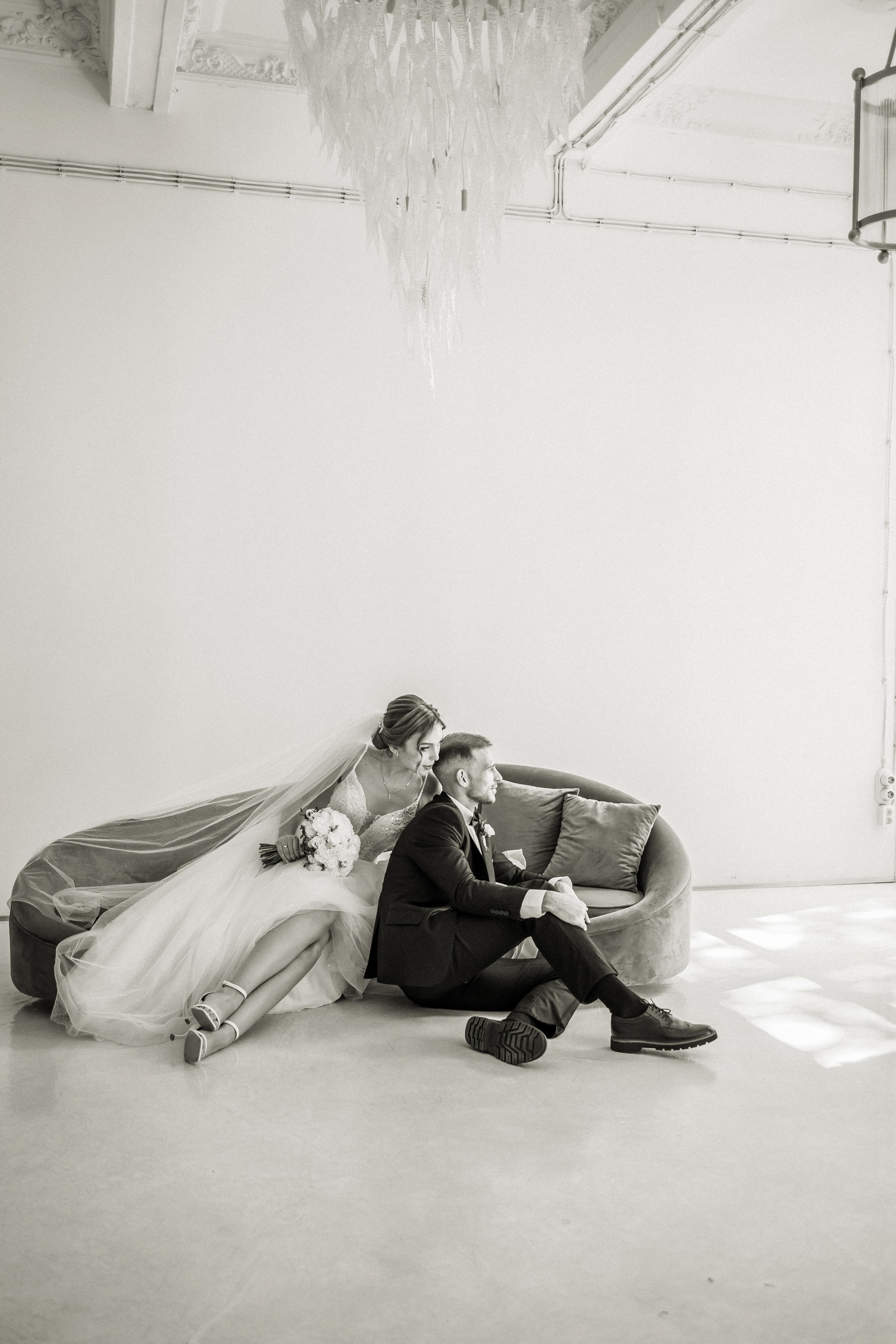 Свадебная прогулка Екатерины и Евгения. Свадебная фотография. Арина Рубах