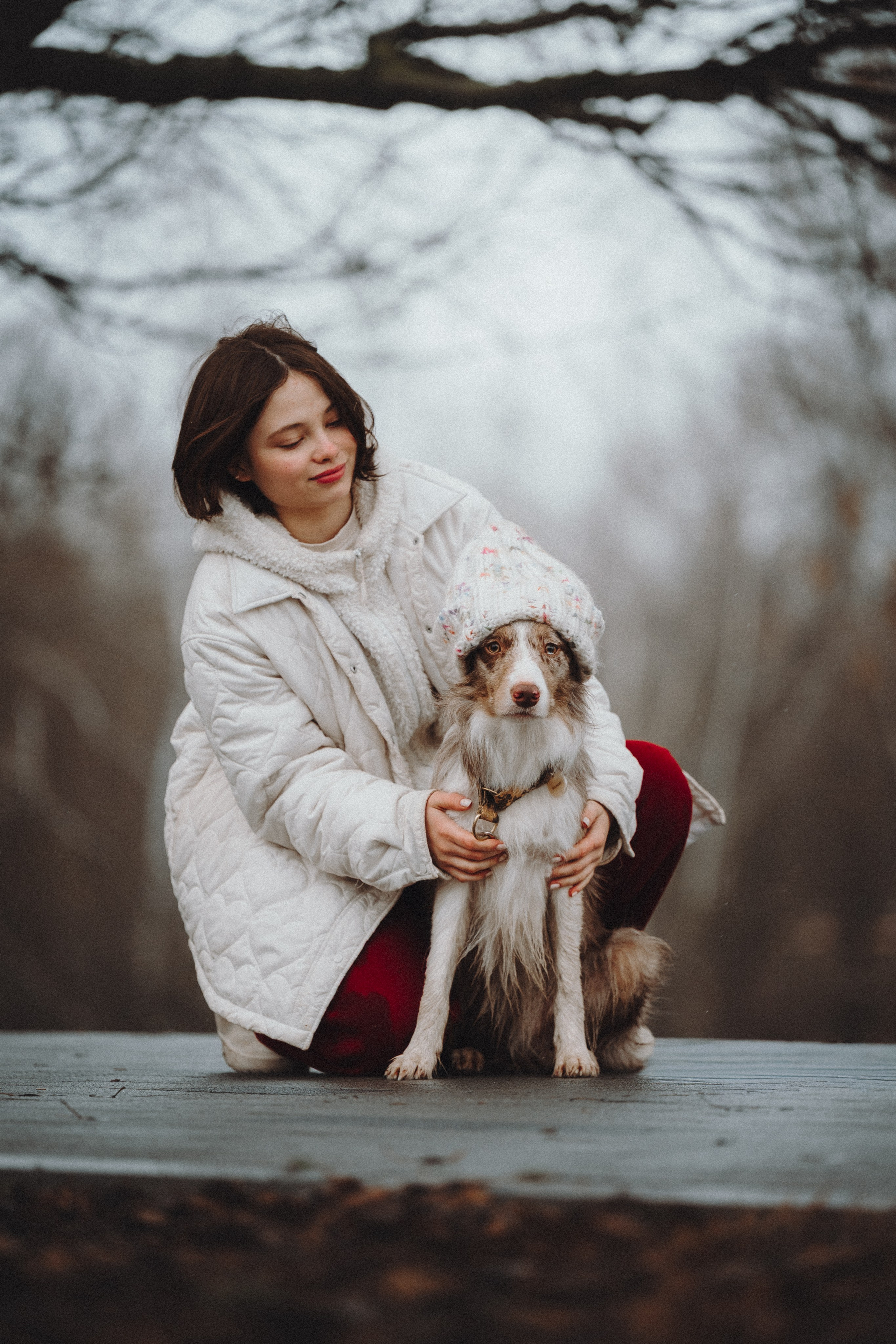 Аня и Дэймон. Семейный фотограф анималист Ананьева Мария — Москва