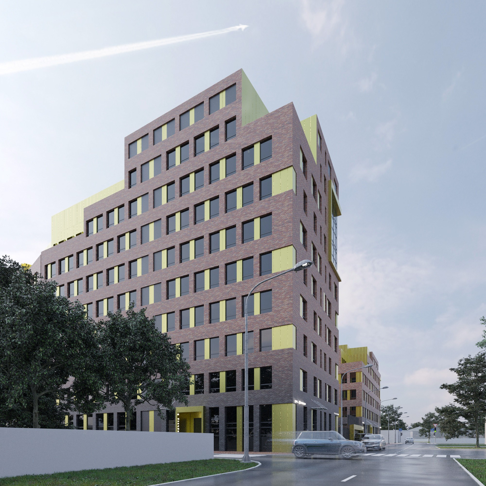 Многоквартирные дома / Dachnaya_GK Вариант 2. SAAS Селиванов Алексей Архитектурная Студия