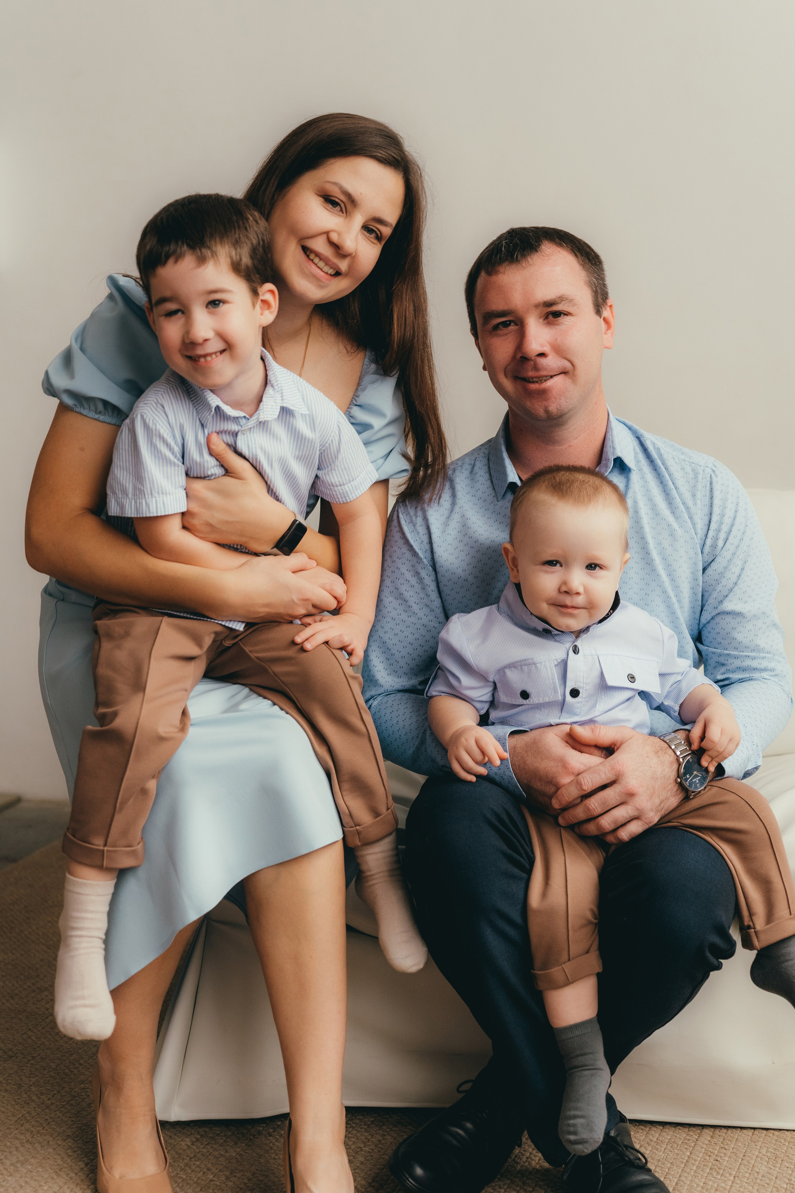 Большая семья. Семейный фотограф • Домашние съемки в Нижнем Новгороде
