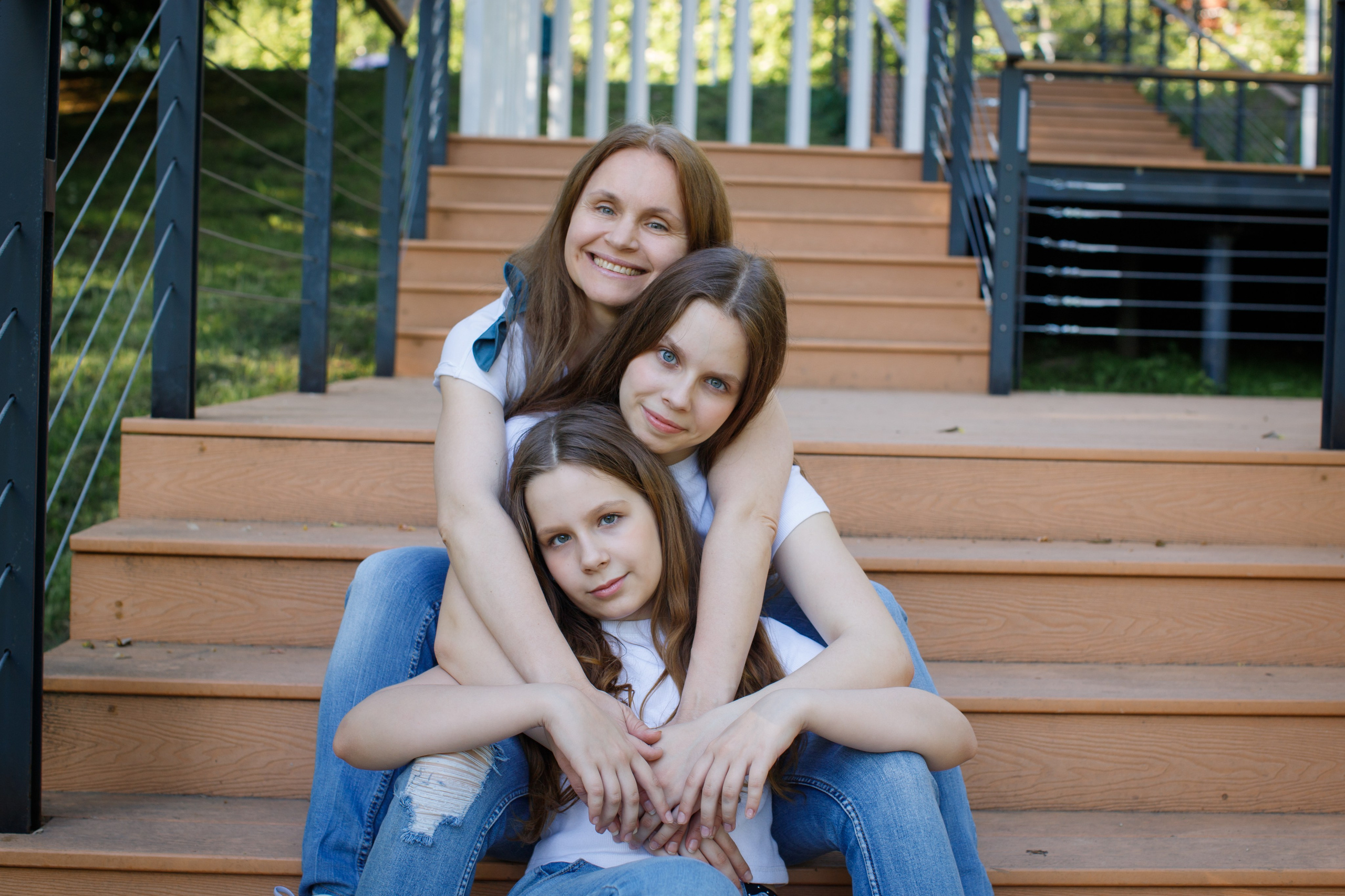 Таня и девочки. Детский и семейный фотограф Мария Киселёва. Москва