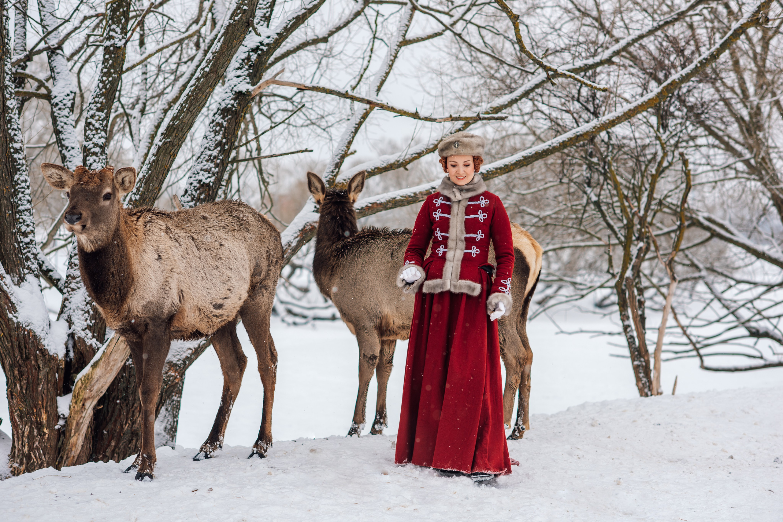 Зимняя парфорсная охота. Фотограф Диана Вальтер