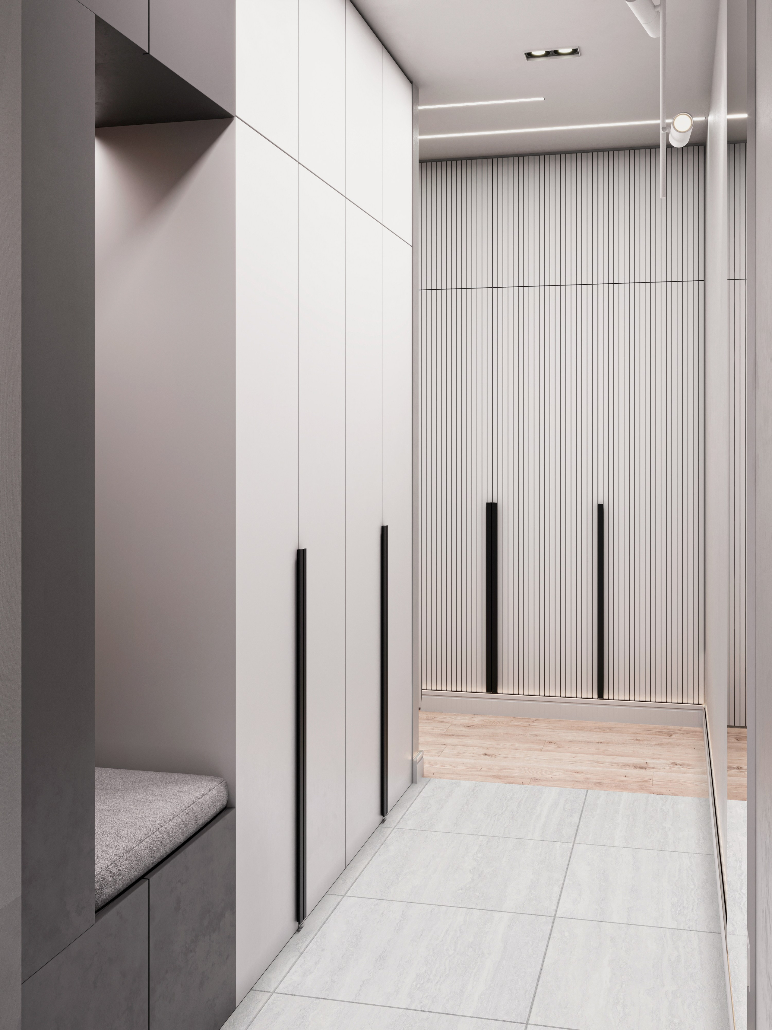 Swifts' quarter. 3D visualization of exteriors and interiors