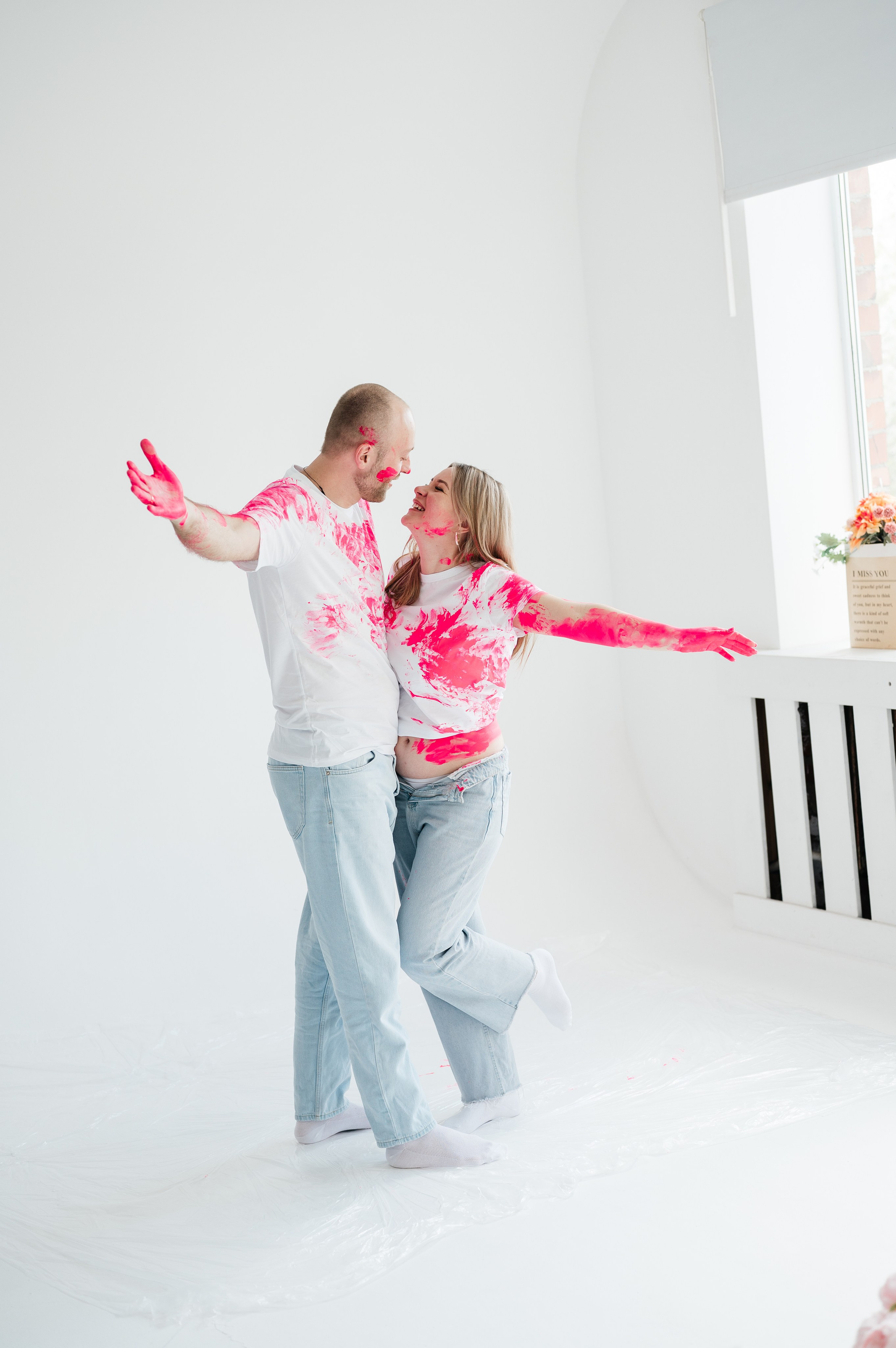 Гендер пати с красками. Свадебный и семейный фотограф в Краснодаре Алина Мельник